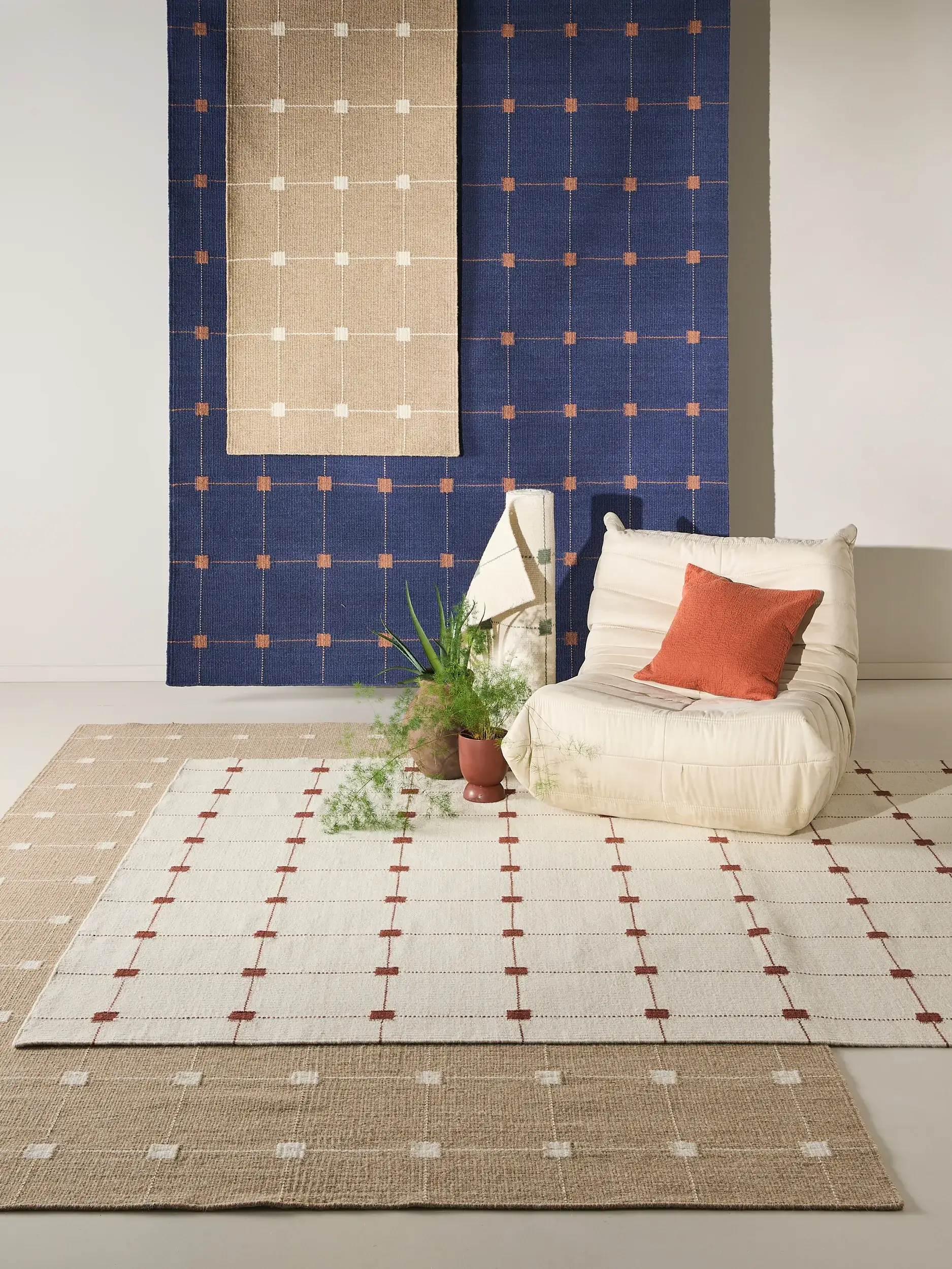 Teppich Grady aus 100% Wolle in Beige von benuta Pure