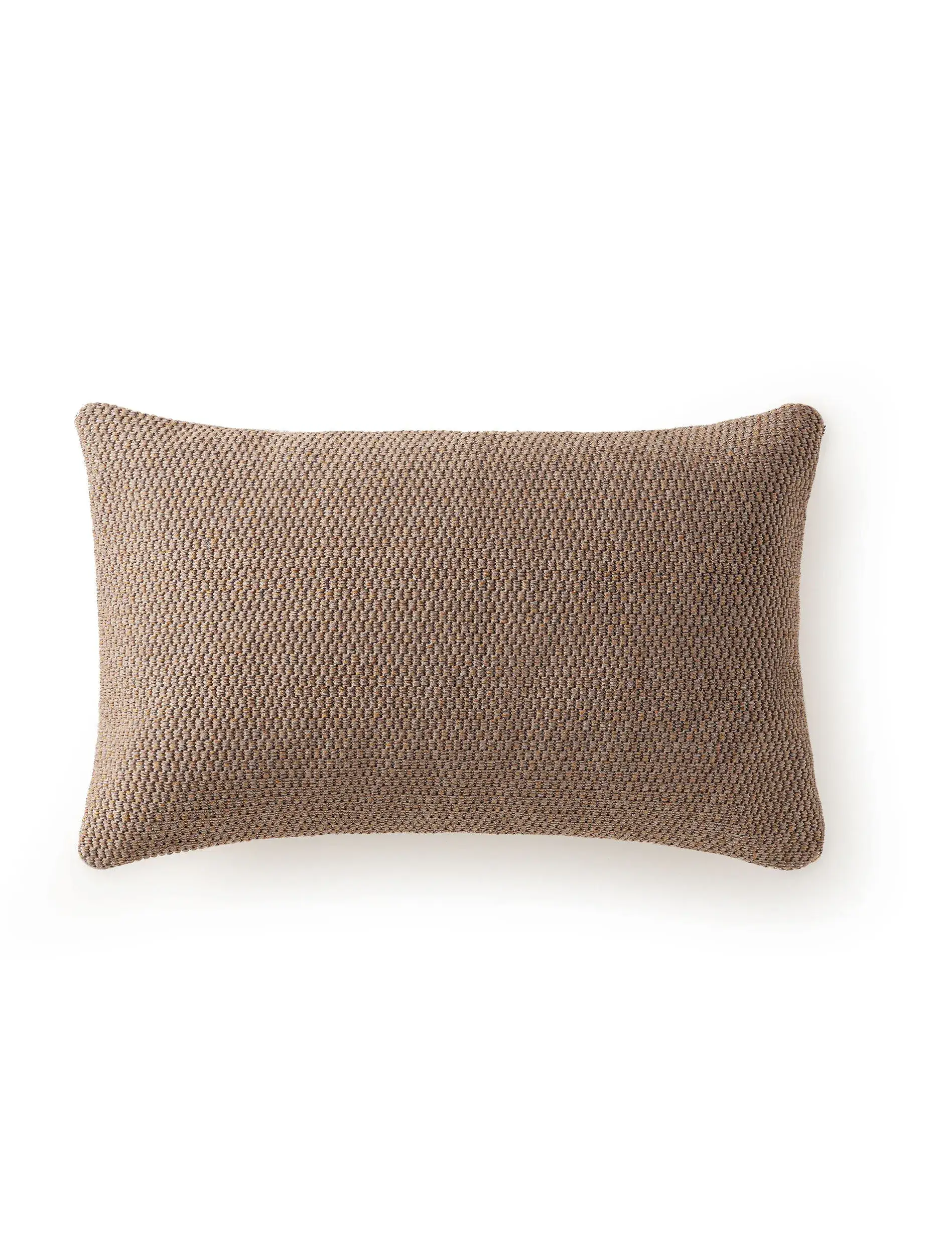 Kissenbezug Bora Taupe im Design Einfarbig aus 100% Baumwolle von benuta Nest