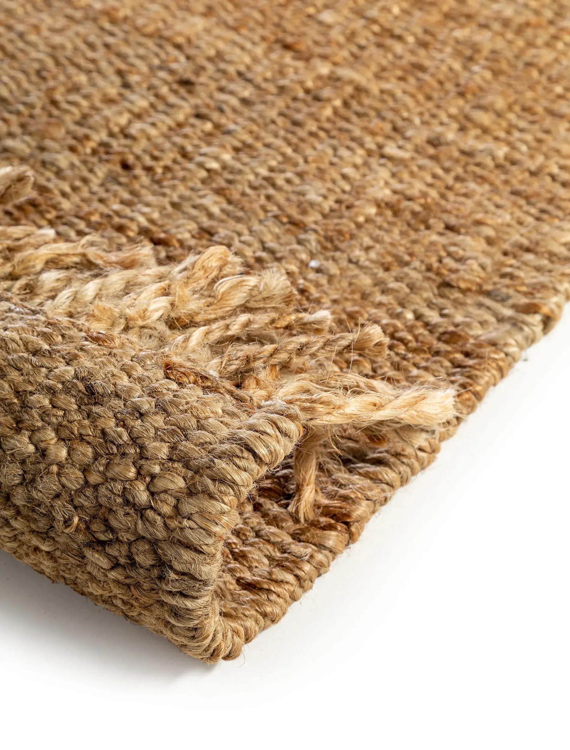 Tapis Jork en 100% Jute en Marron de benuta pure