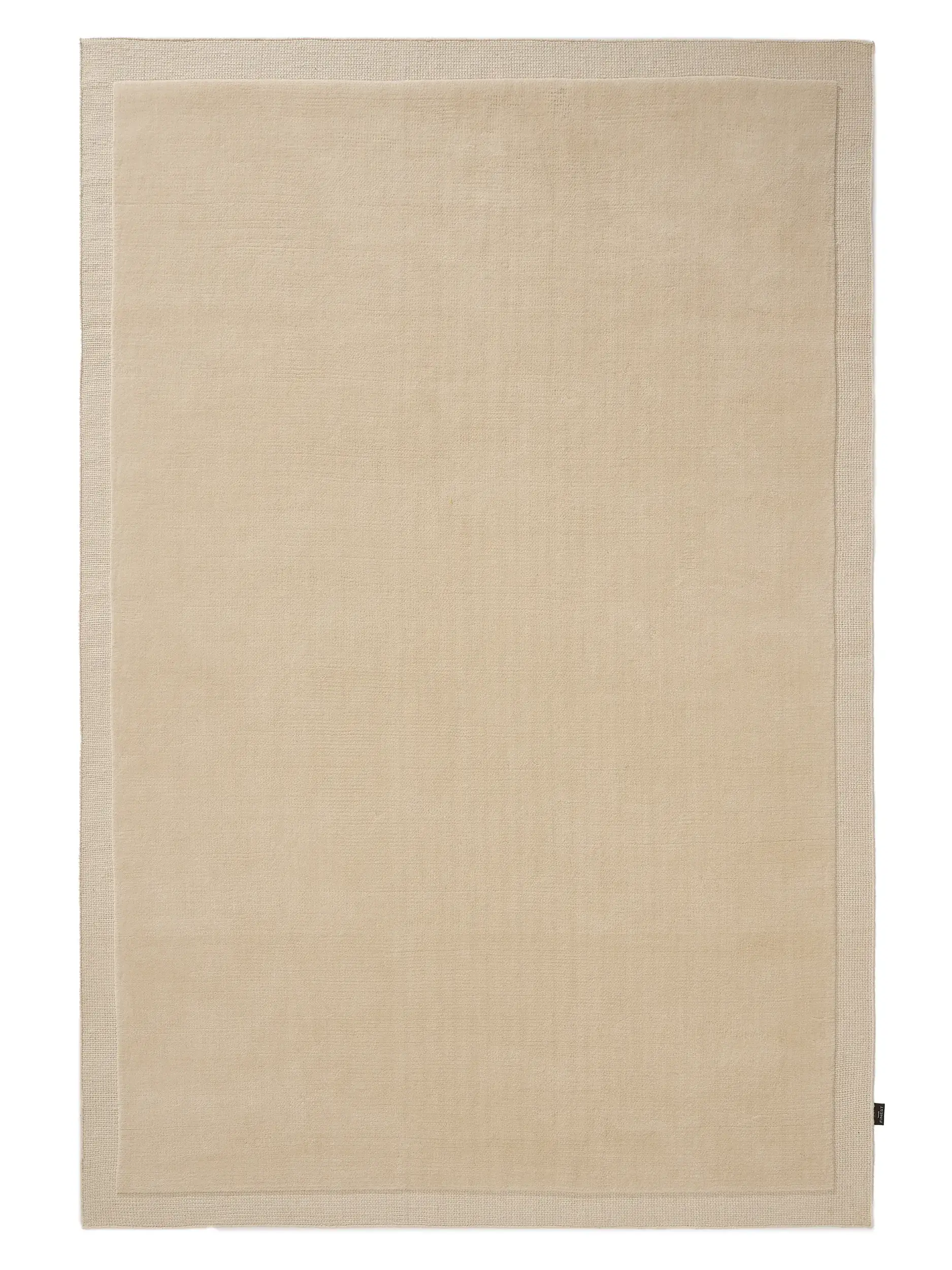 Rug made of 100% Wool in Beige with a 100% Wool high pile by benuta Finest