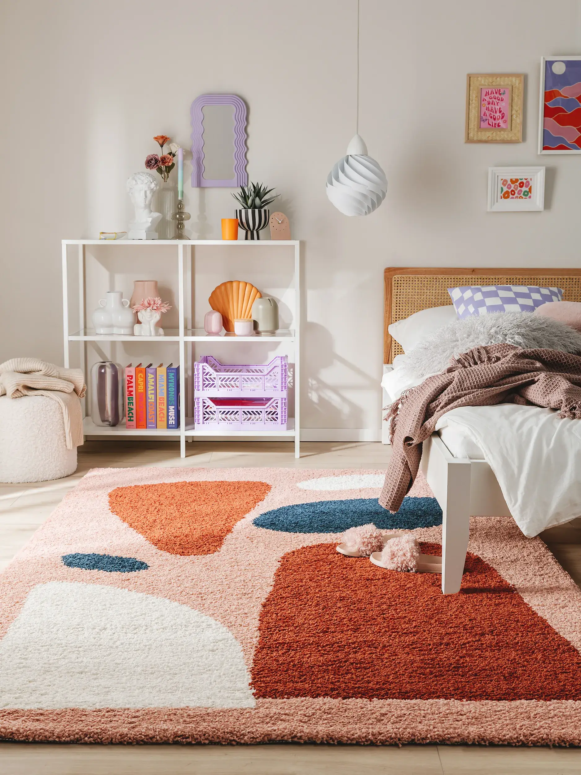 Tapis en 100% Polypropylène en Multicouleur avec une pile de 100% Polypropylène de hauteur de benuta POP