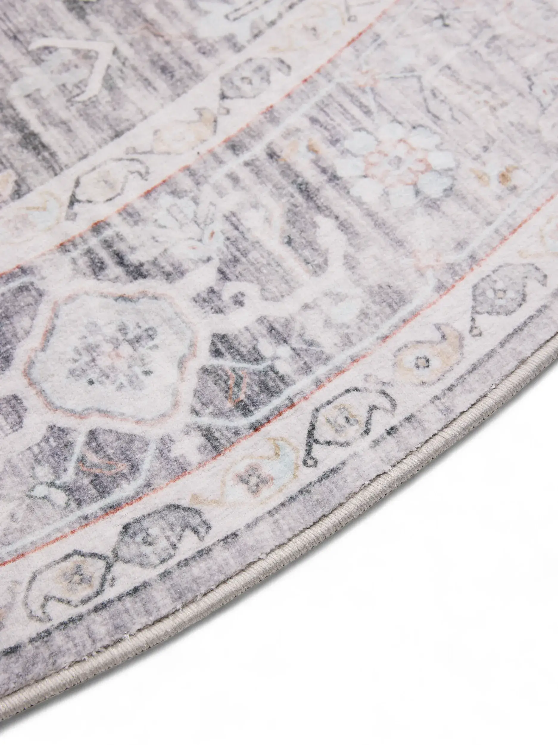 Matta av 100% Polyester i Grå med 100% Polyester hög lugg från benuta nest