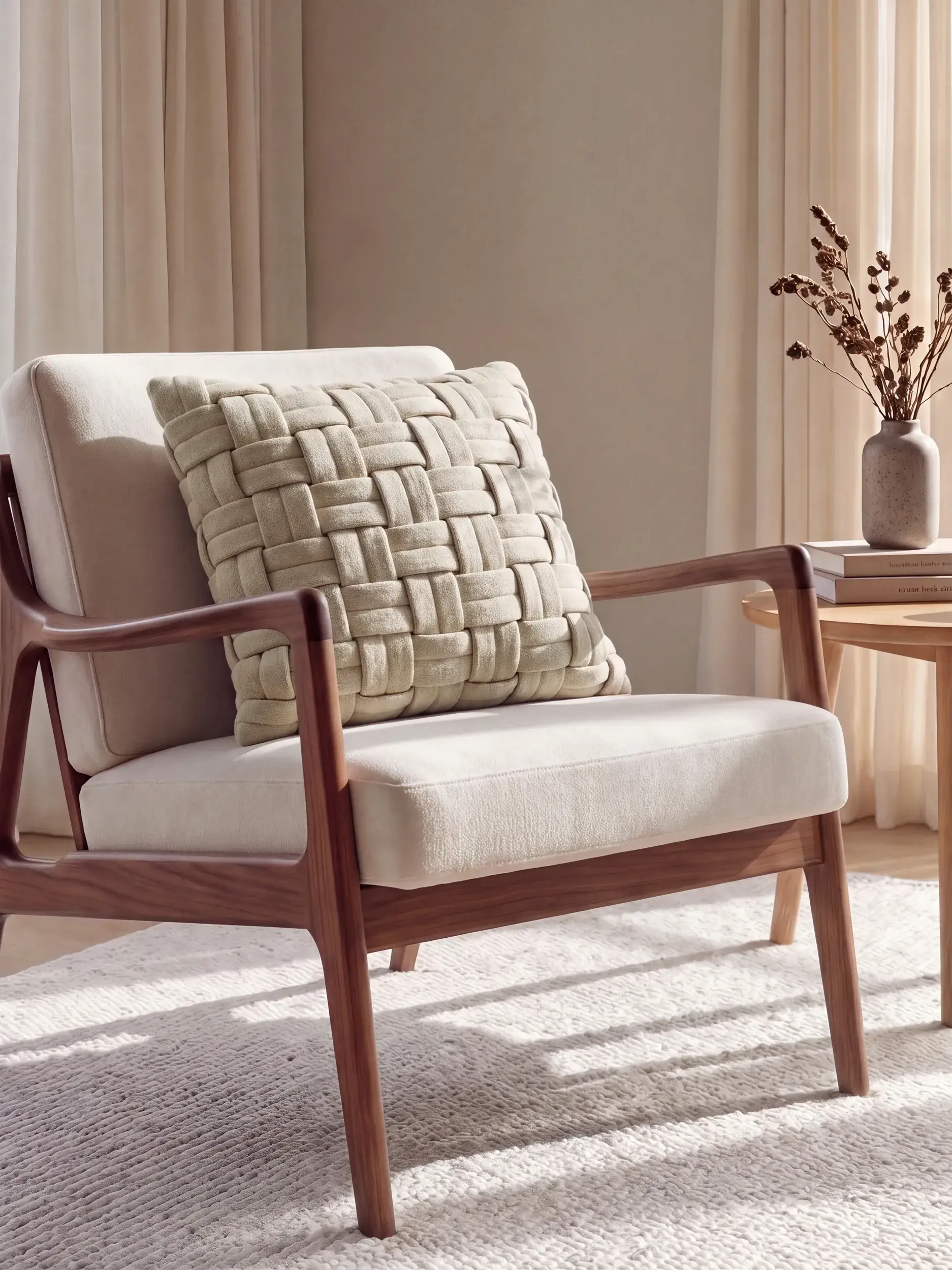 Kussen Veve Ivory van benuta Pure