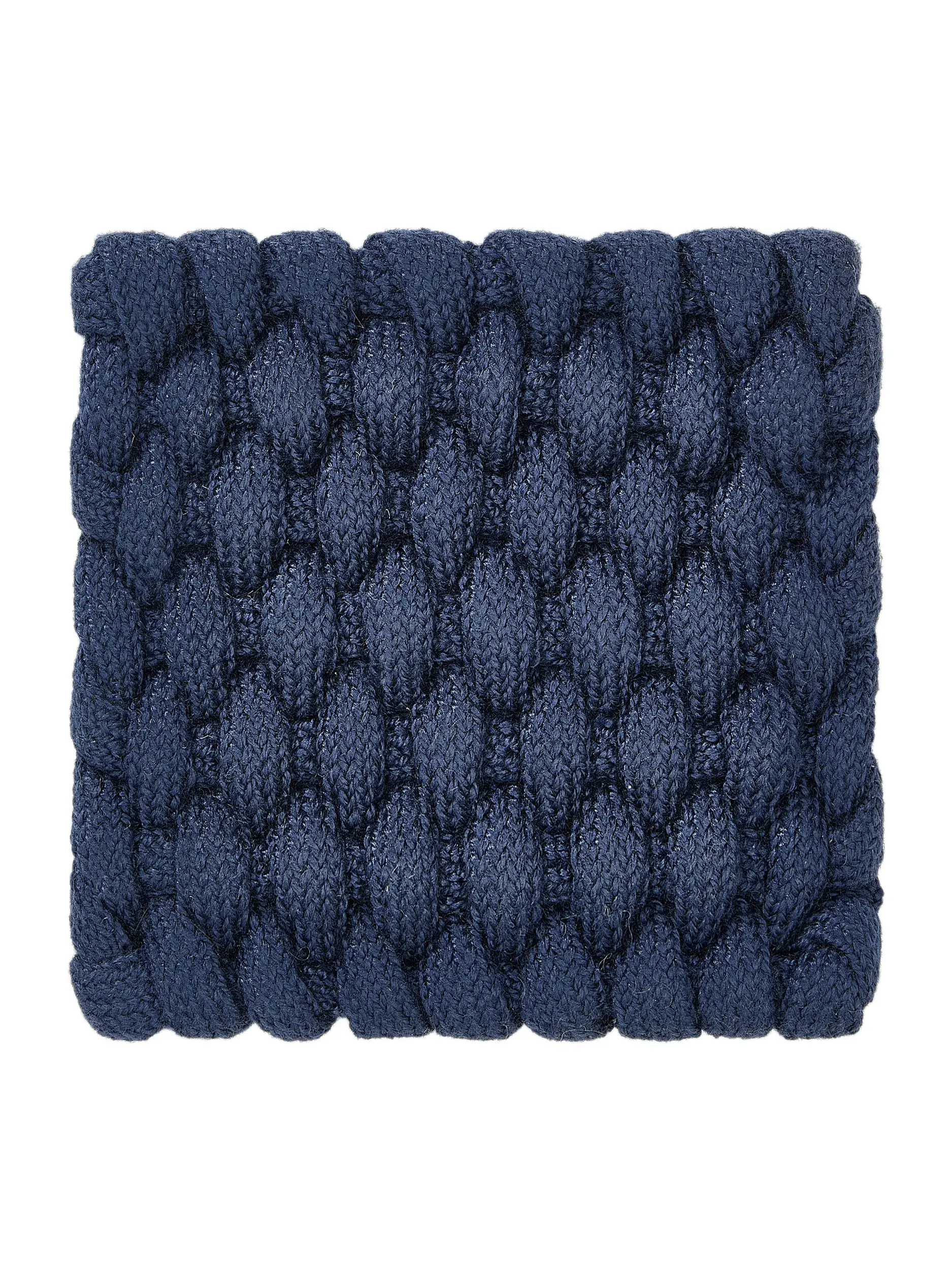 Teppich Vita aus 100% Polyester (recyceltes PET) in Blau von benuta Finest
