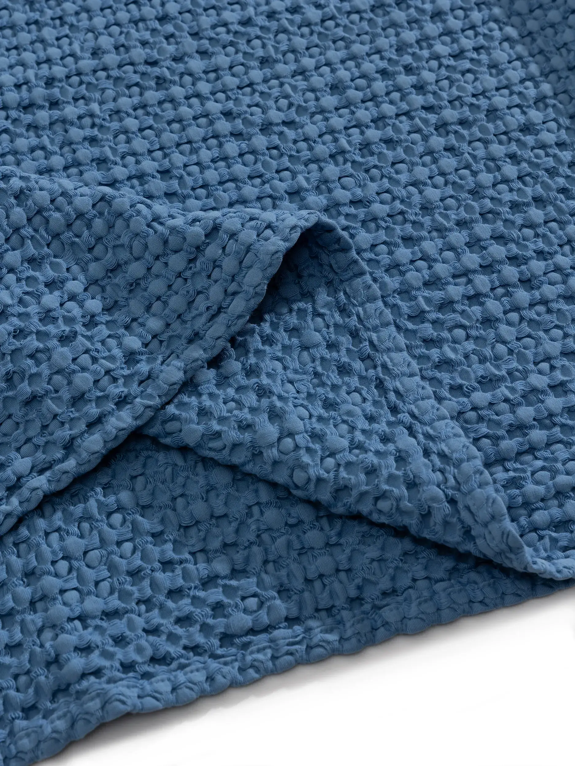 Baumwolldecke Cloe Blau im Design  aus  von benuta