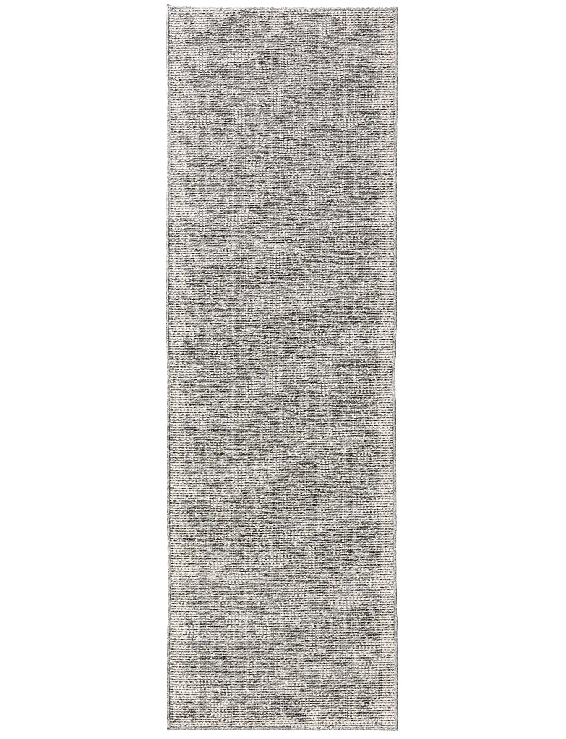 Rug made of 100% Polypropylen in Grey with a 100% Polypropylen high pile by benuta Nest