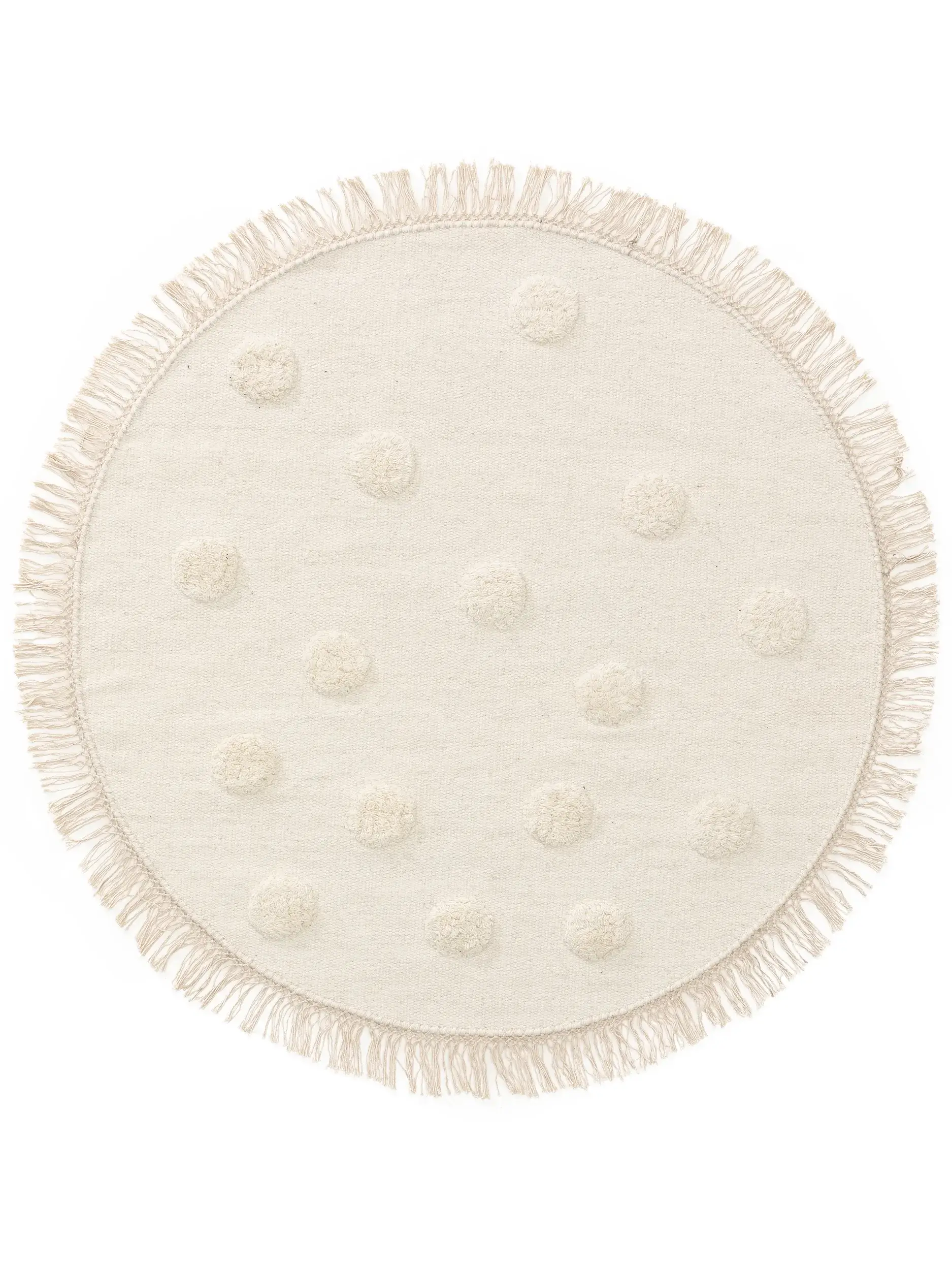 Teppich Carlson aus 80% Wolle, 20% Baumwolle in Grau von Lytte