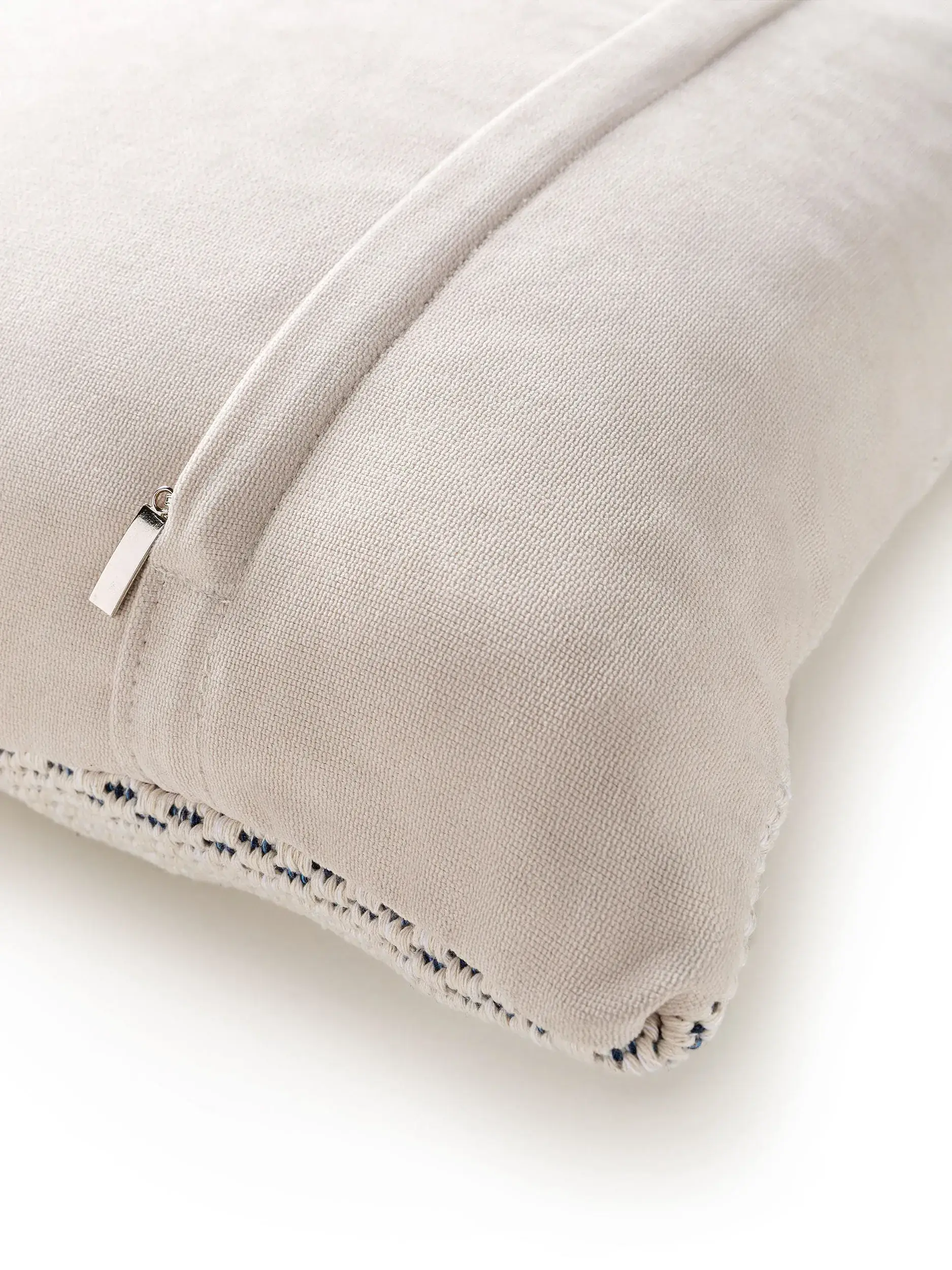 Kissenbezug Bora Cream von benuta Nest