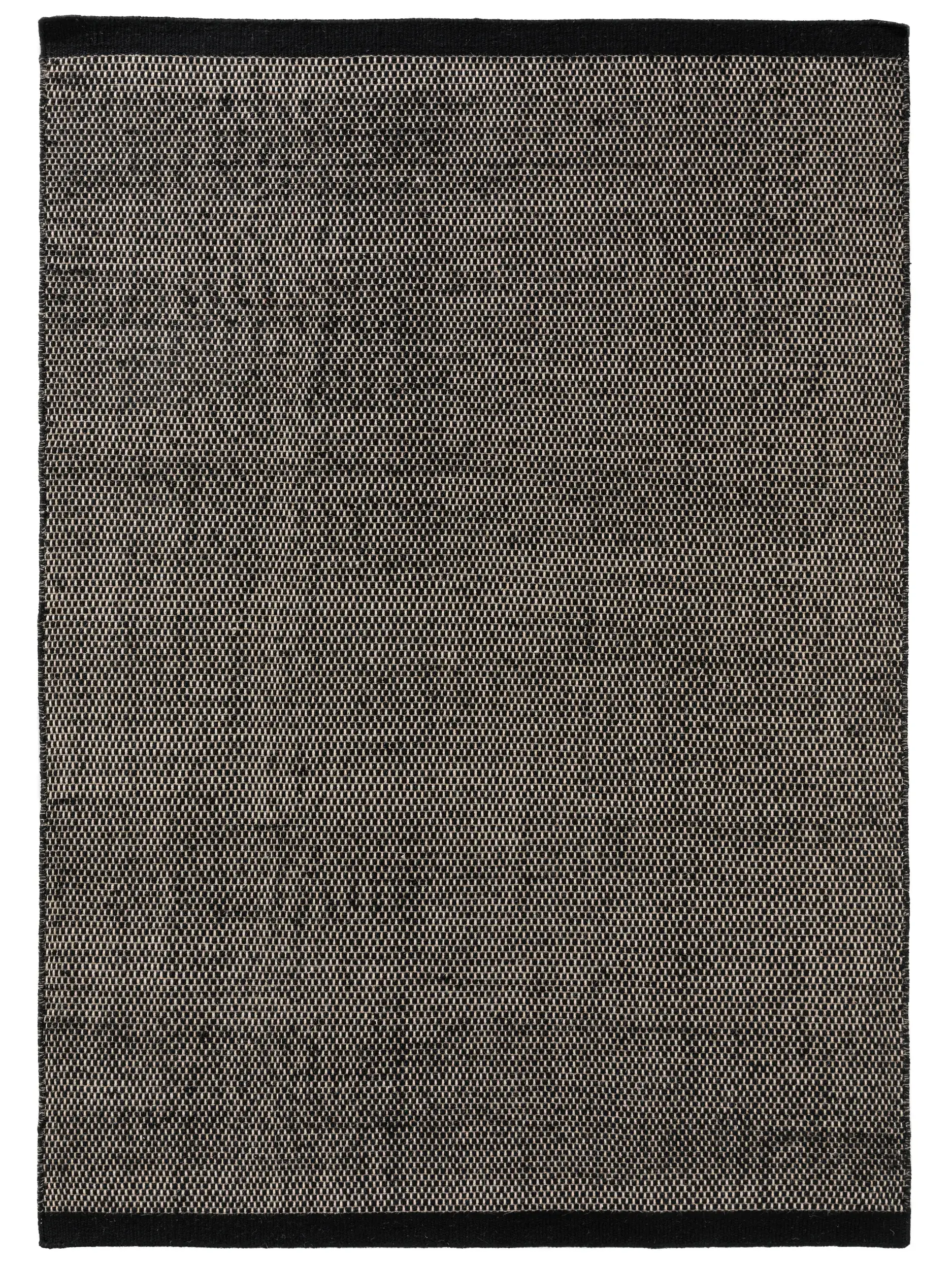 Wollteppich Rocco Schwarz/Weiß von 
