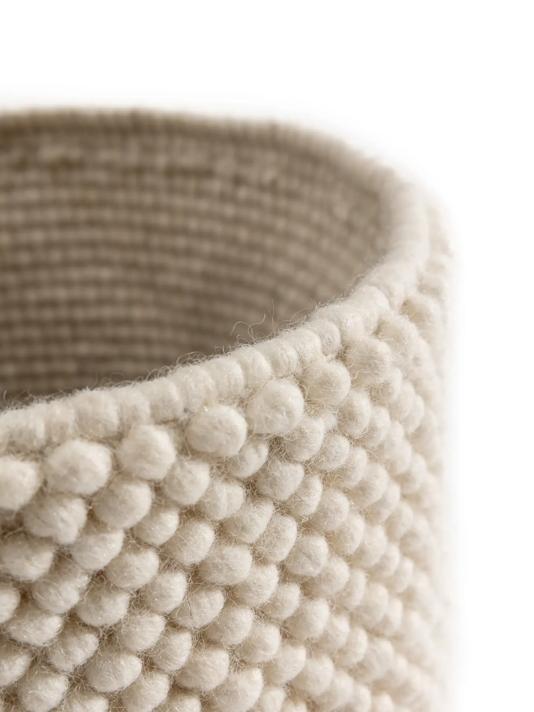 Korb Beads Cream im Design  aus  von benuta Pure