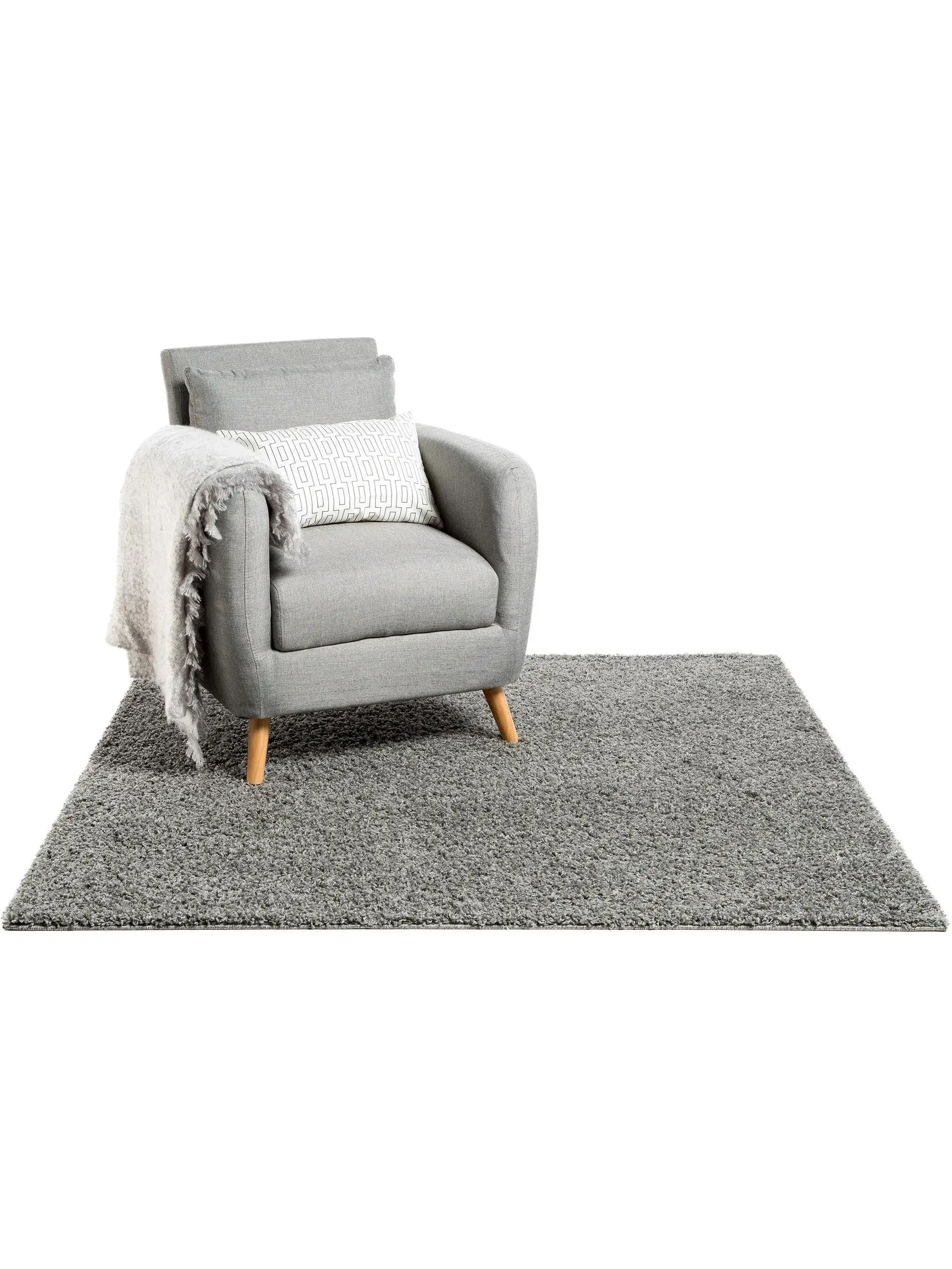 Tapis Swirls en 100% Polypropylène en Gris de benuta
