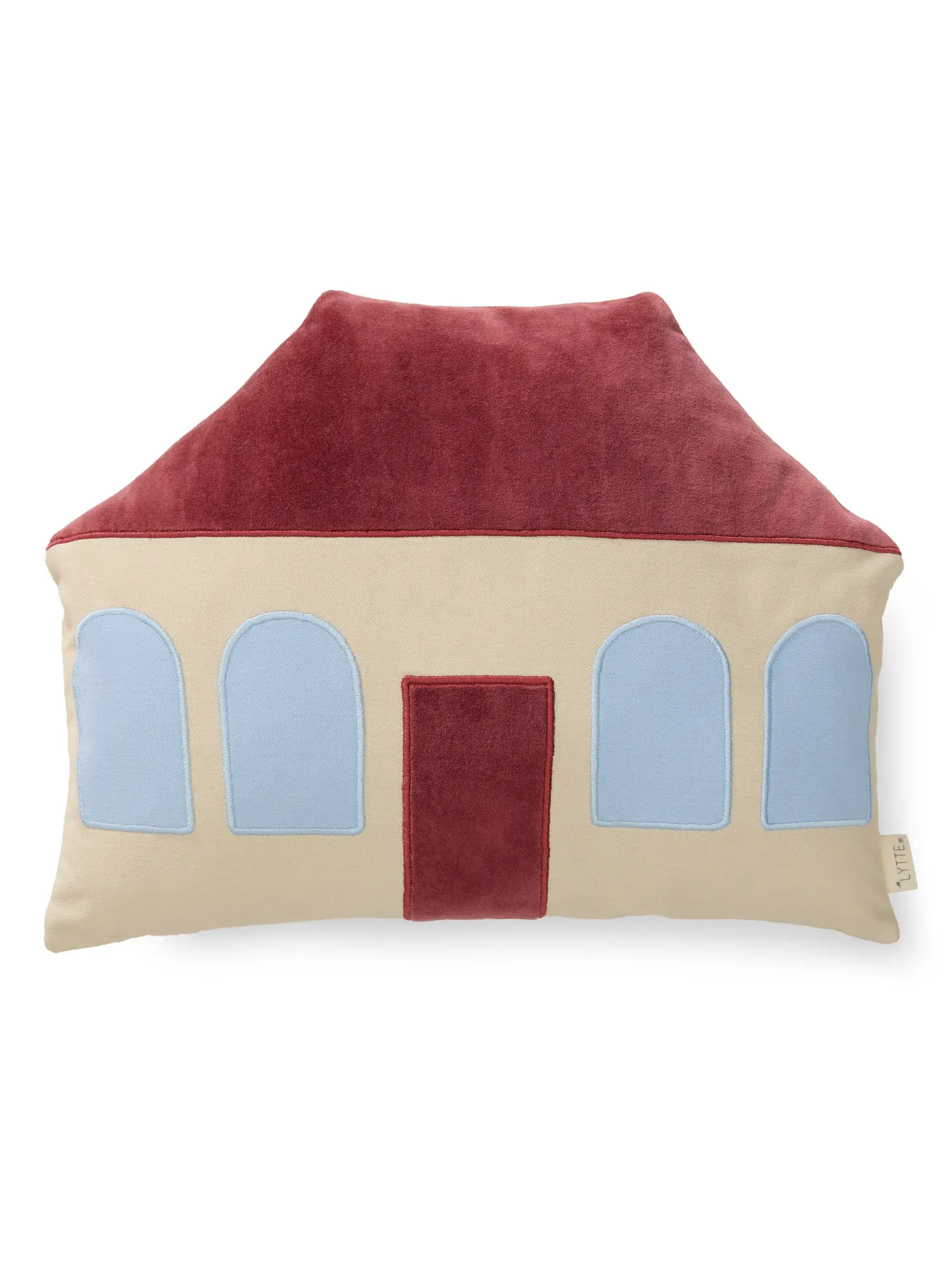 Cushion Niels Beige/Red by Lytte