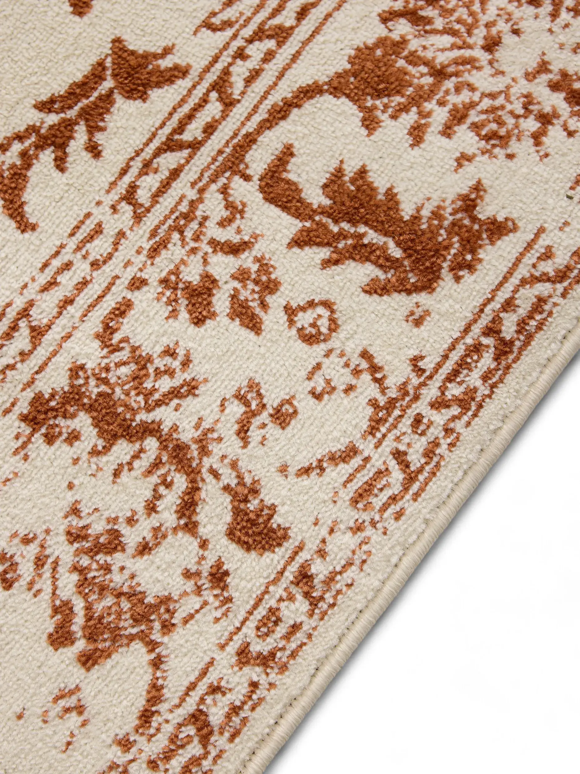 Rug made of 100% Polypropylen in Beige with a 100% Polypropylen high pile by benuta Basic