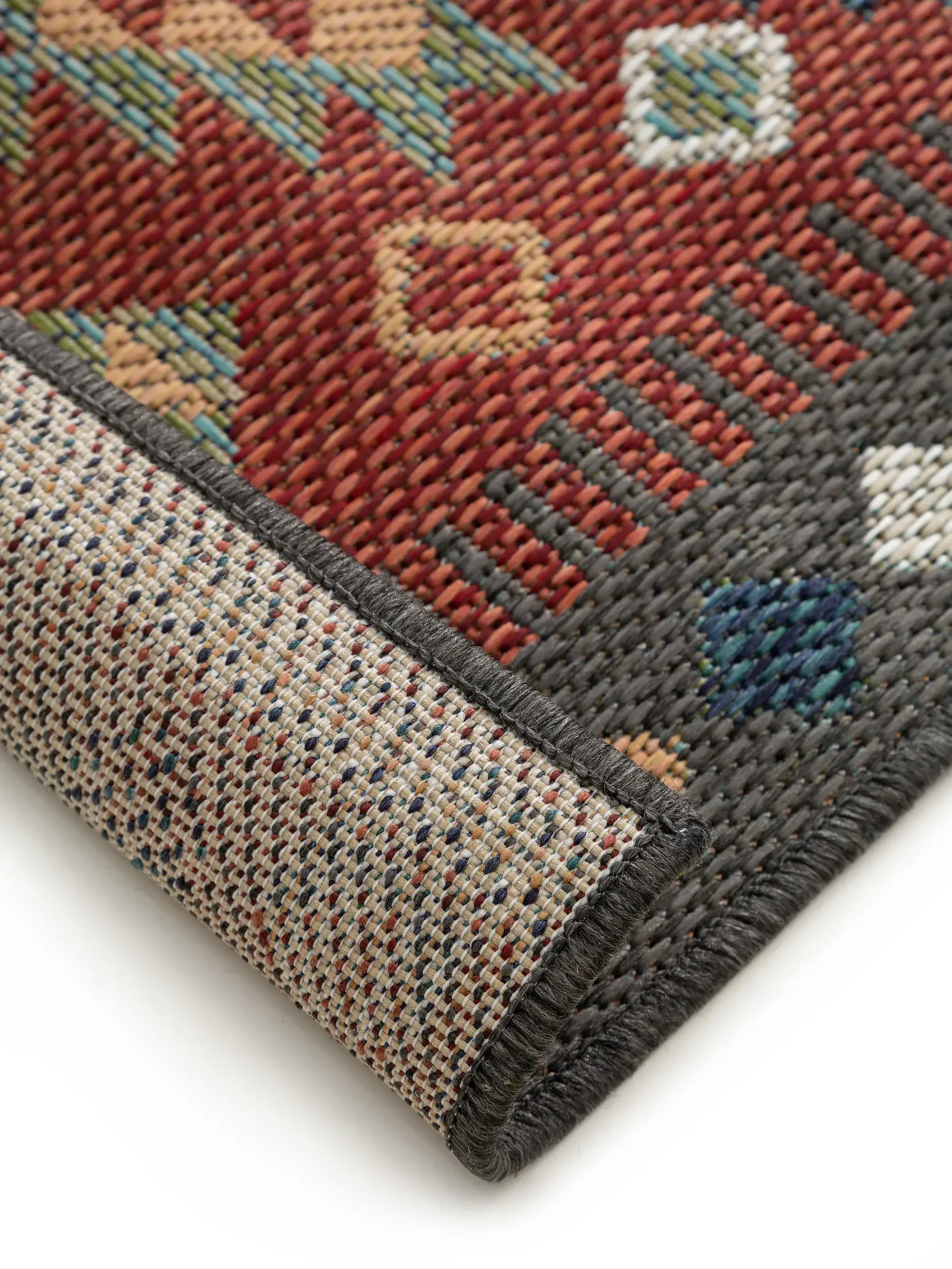 Rug made of 100% Polypropylen in Multicolor with a 100% Polypropylen high pile by benuta Nest