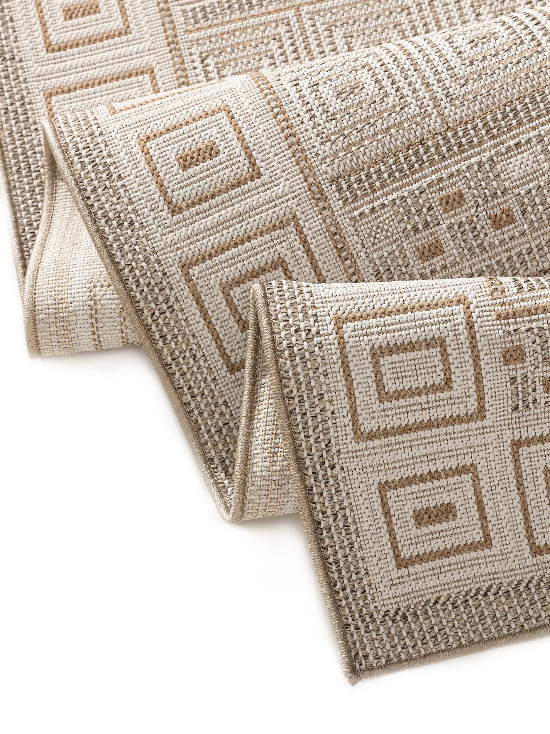 Teppich aus 100% Polypropylen in Multicolor mit 100% Polypropylen hohem Flor von benuta Pop