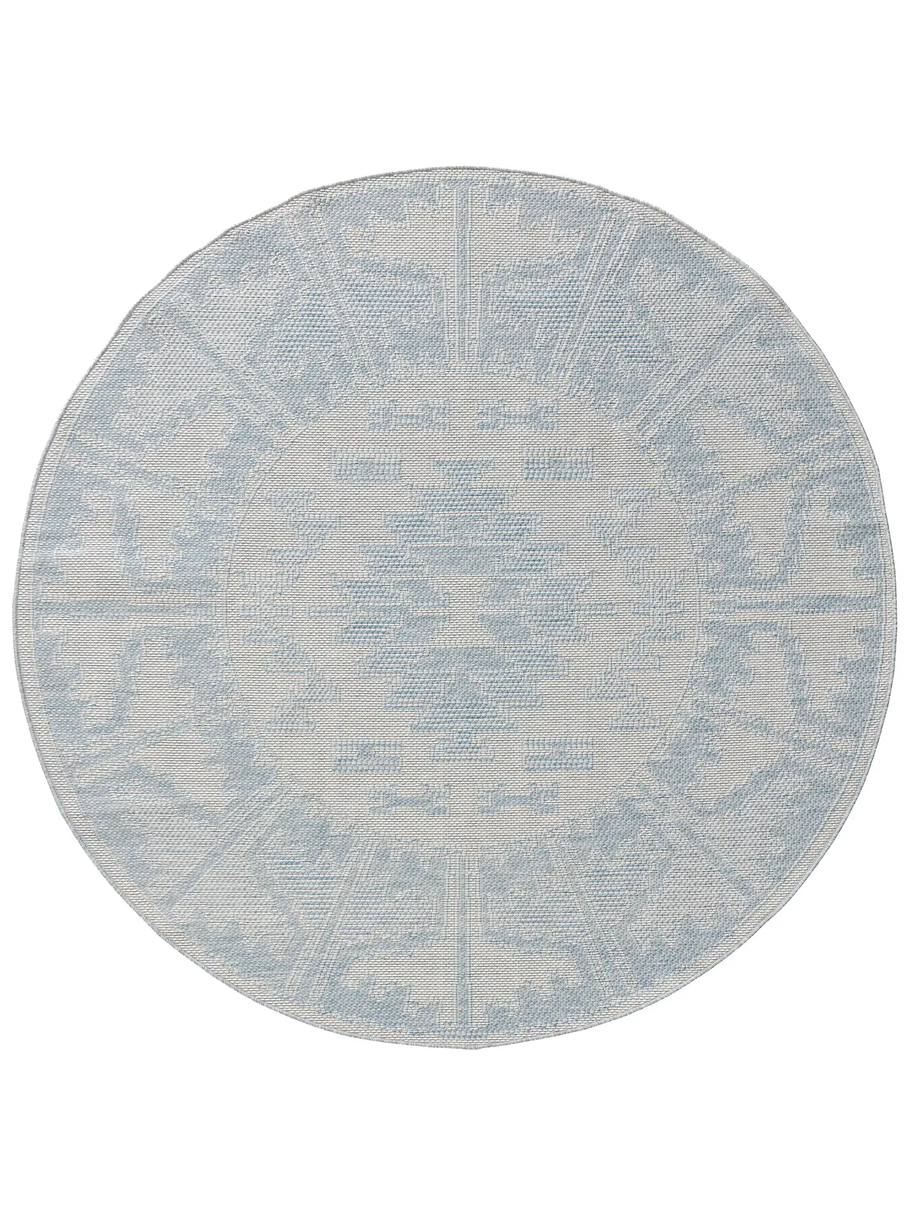 Rug made of 100% Polypropylen in Blue with a 100% Polypropylen high pile by benuta Nest