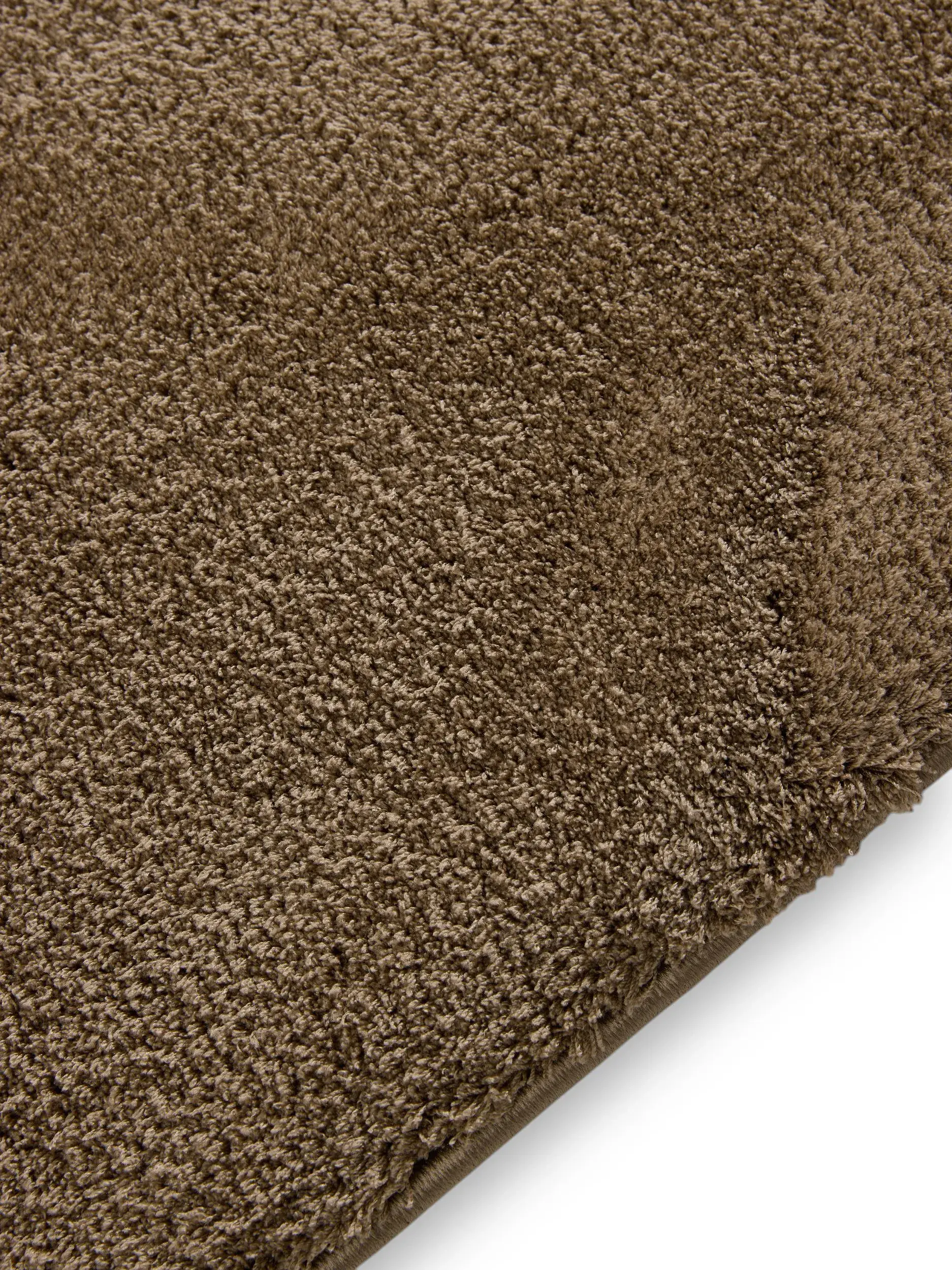 Teppich aus 100% Polyester (Microfiber) in Beige mit 100% Polyester (Microfiber) hohem Flor von benuta Nest