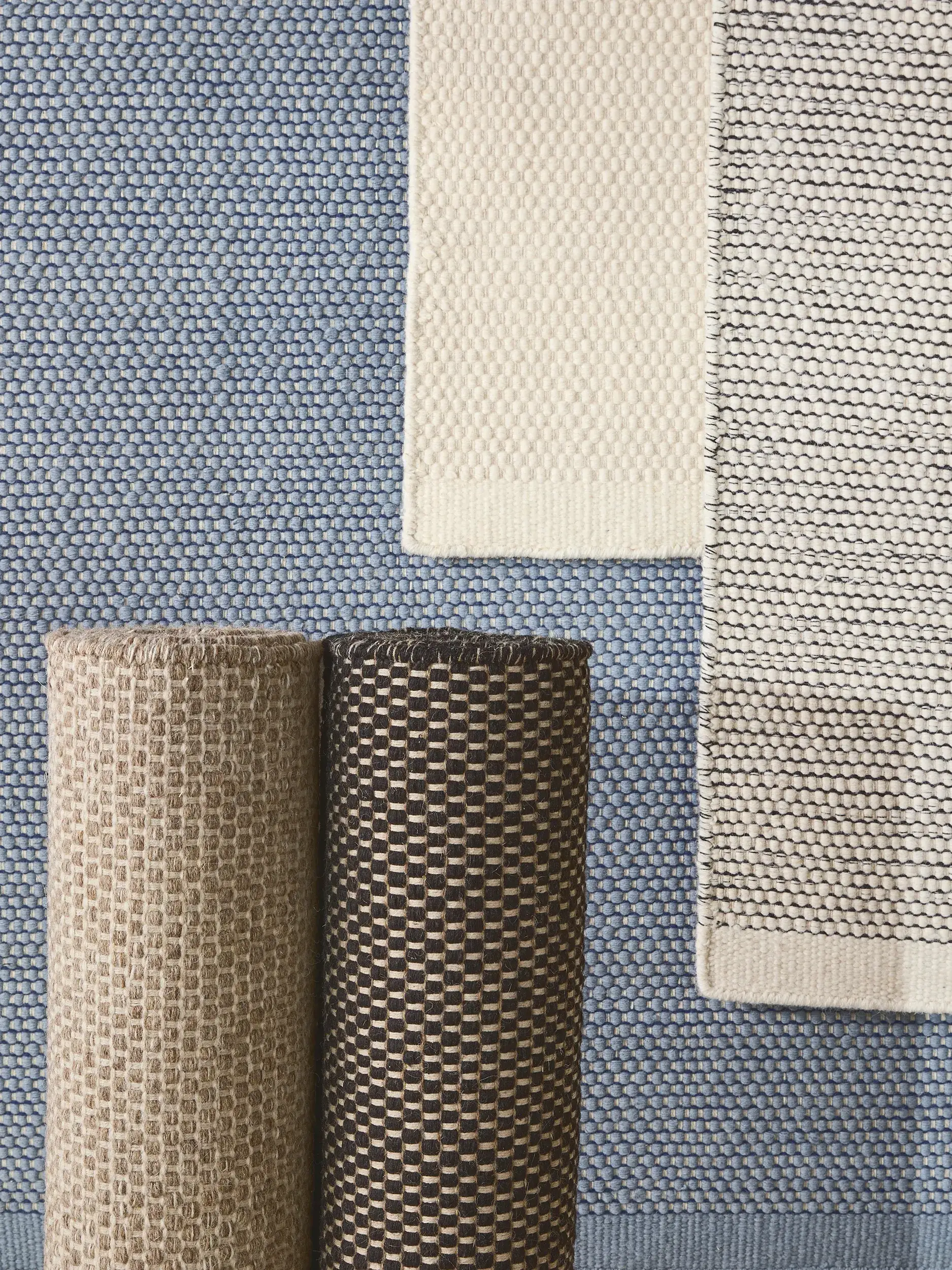 Tapis Rocco en 80% Laine, 20% Coton en Beige de benuta pure