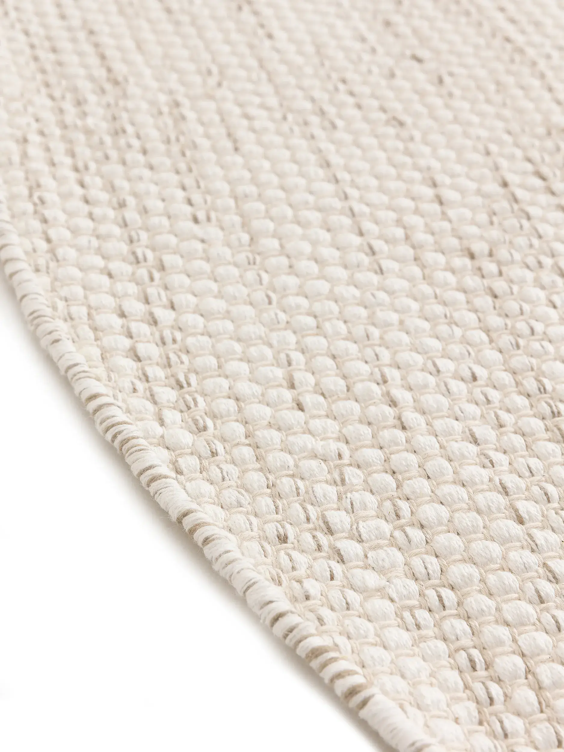 Teppich Ron aus 100% Cotton in Beige von benuta Basic