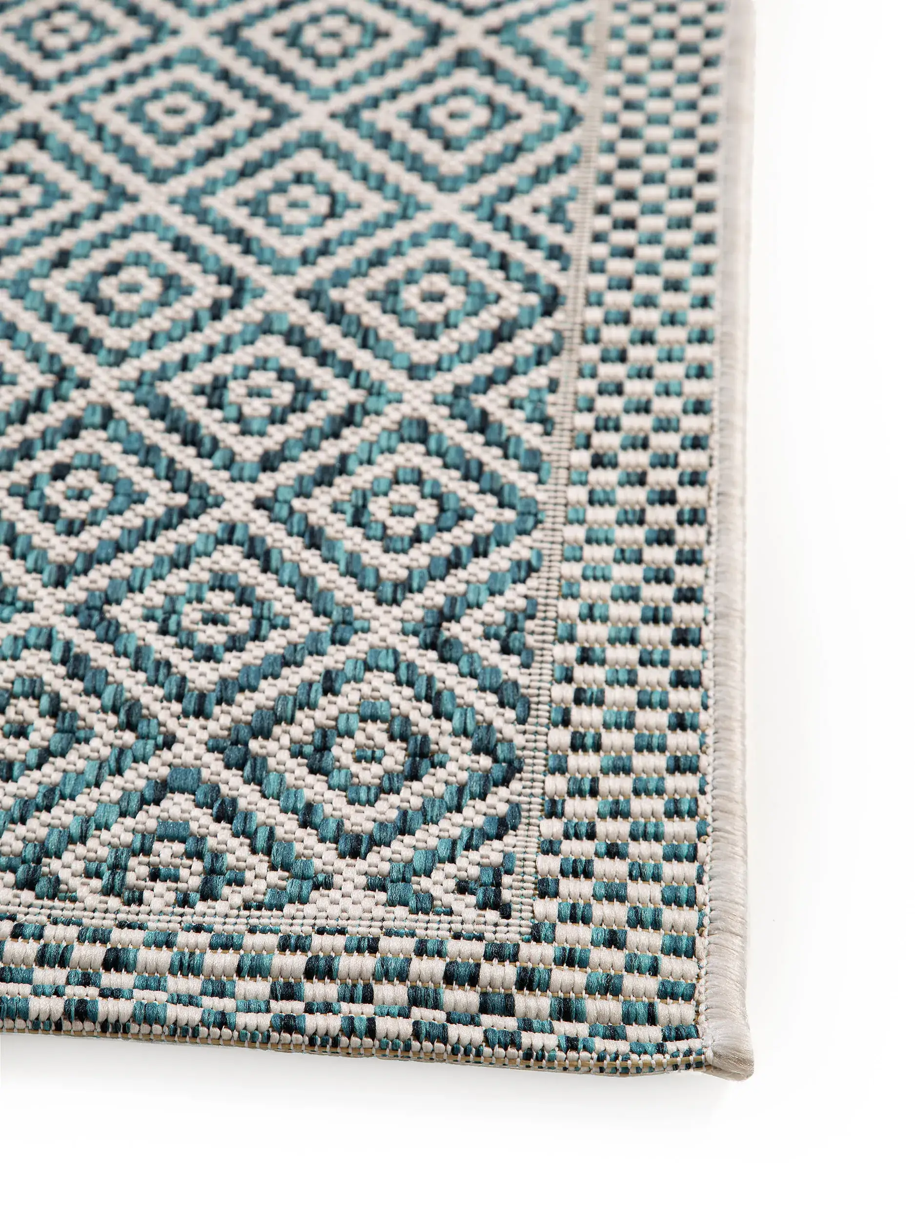 Alfombra de 100% Polipropileno en Azul con un pelo de {{Placeholder_Pile Height}} de altura de benuta nest