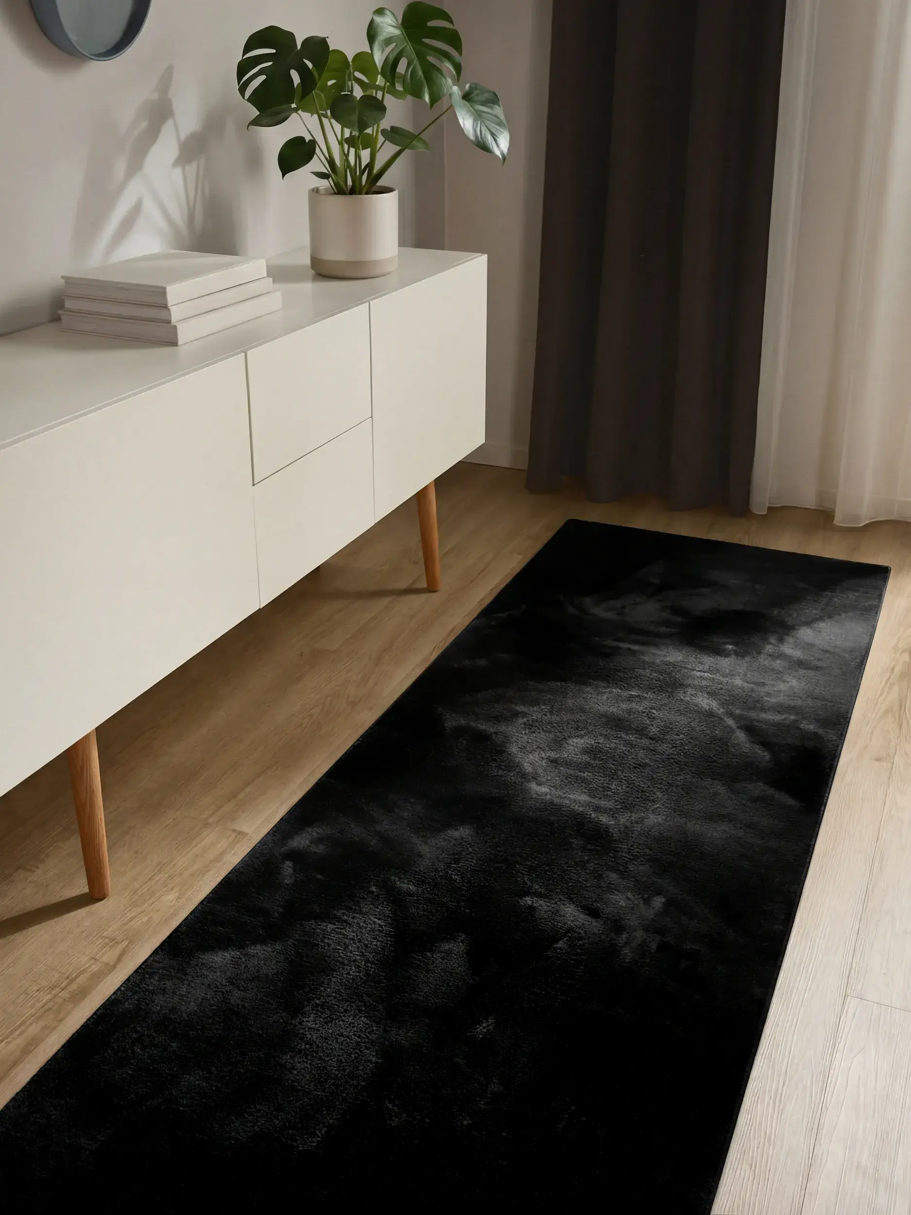 Teppich Furry aus 100% Polyester in  von benuta Basic