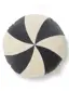 Kissen Cecilia Beige/Schwarz