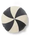 Kissen Cecilia Beige/Schwarz