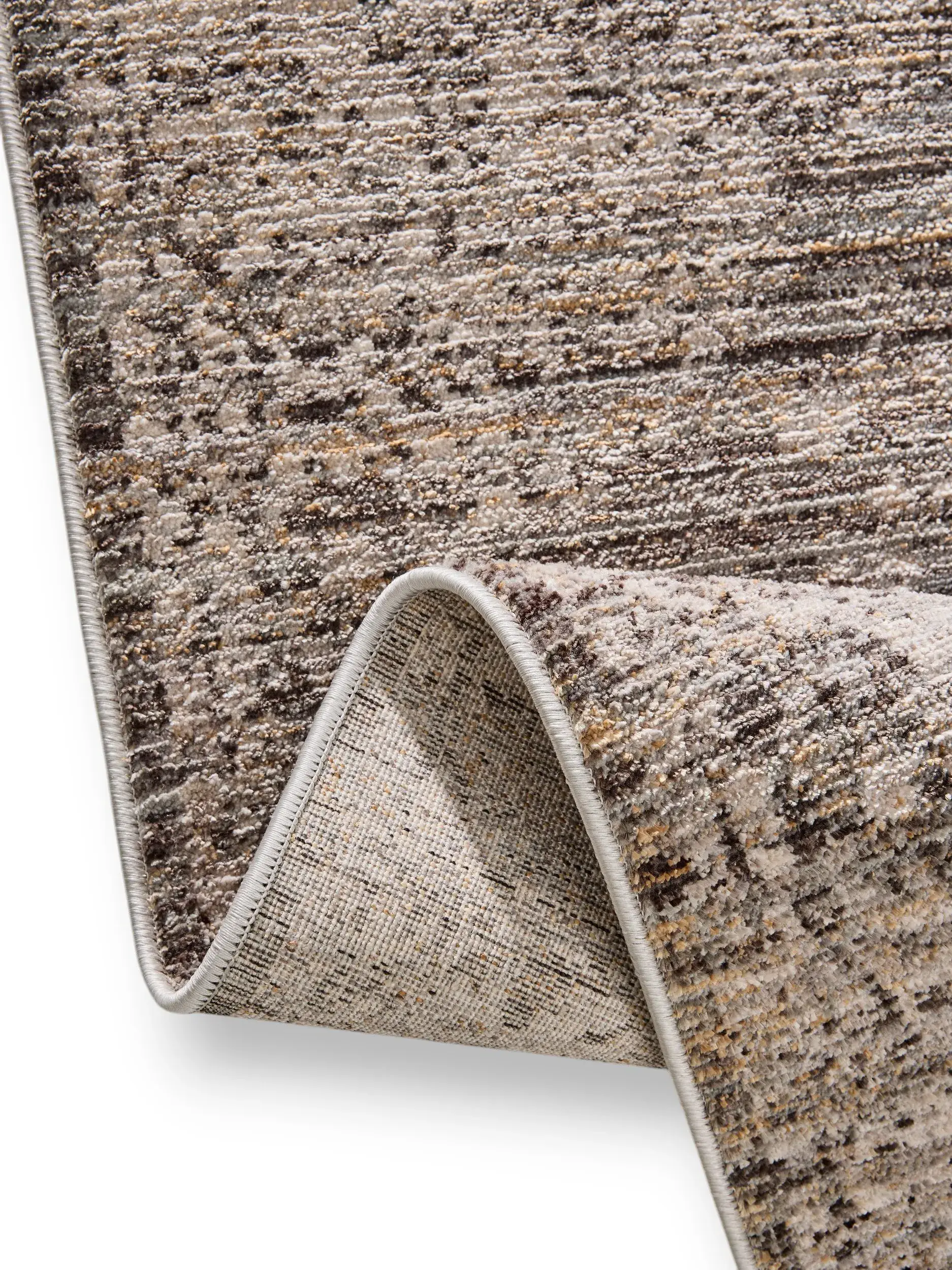 Alfombra de 100% Poliéster en Gris con un pelo de {{Placeholder_Pile Height}} de altura de benuta nest
