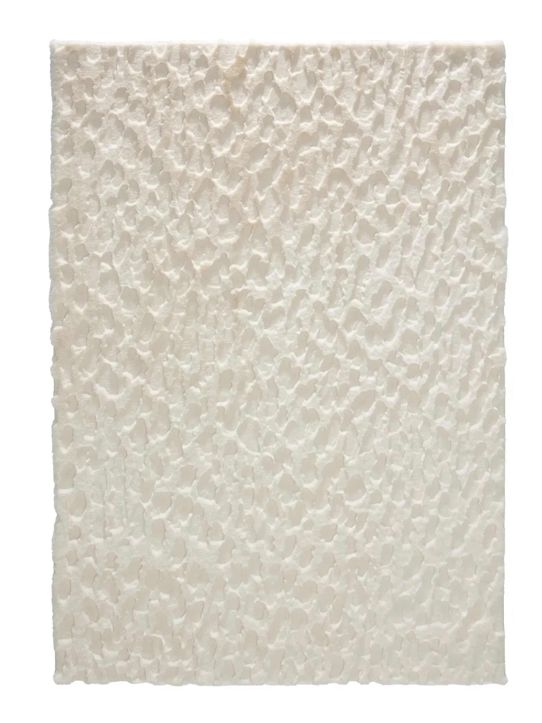 Teppich aus 100% Polyester in Beige mit 100% Polyester hohem Flor von benuta Pop