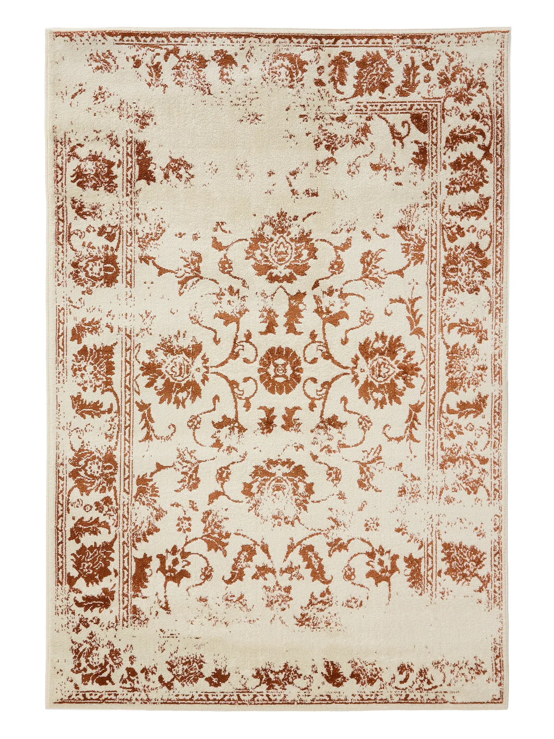 Rug made of 100% Polypropylen in Beige with a 100% Polypropylen high pile by benuta Basic