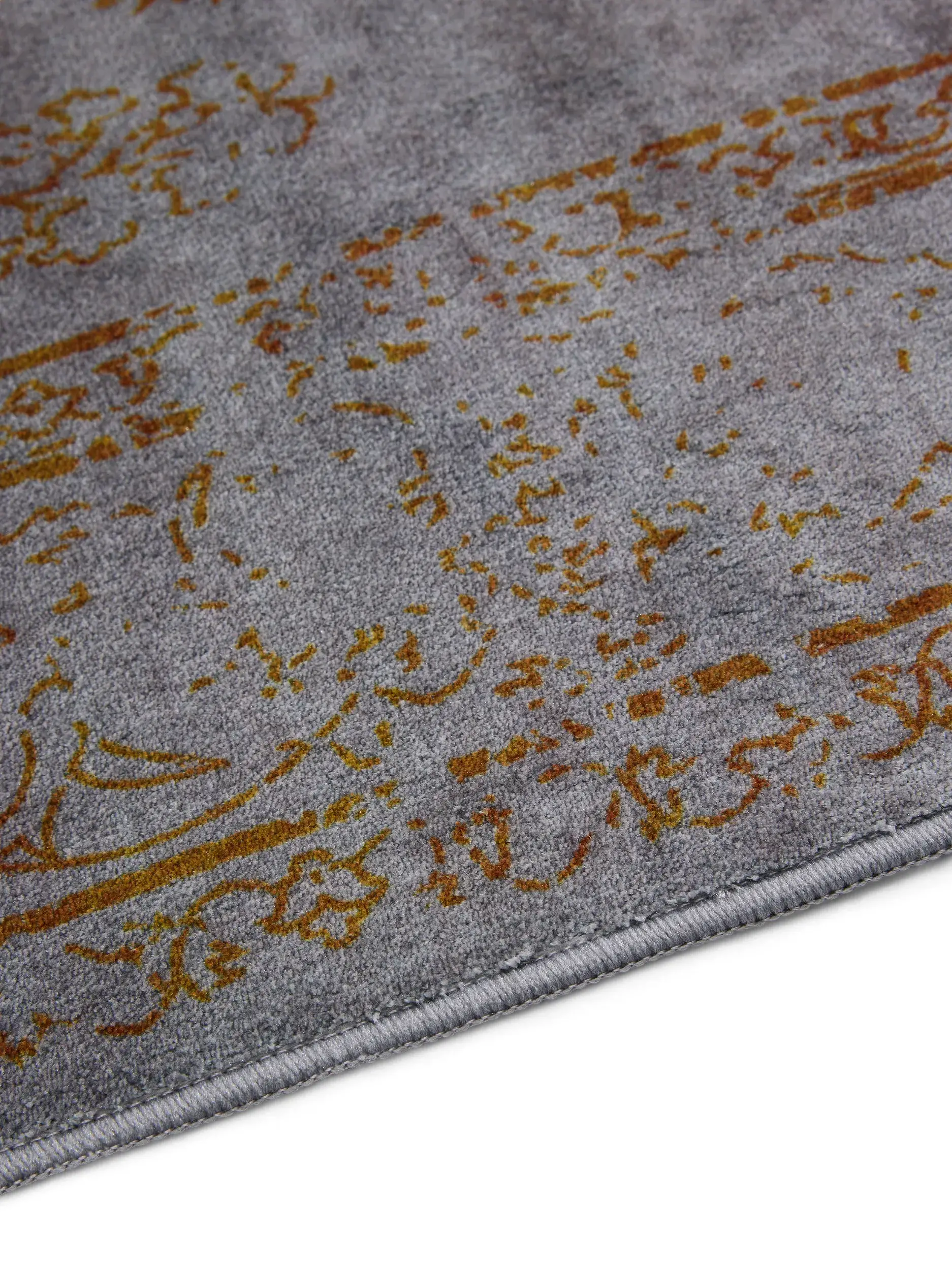 Teppe av 100% Polyester i Grau med 100% Polyester høy lugg fra benuta Nest