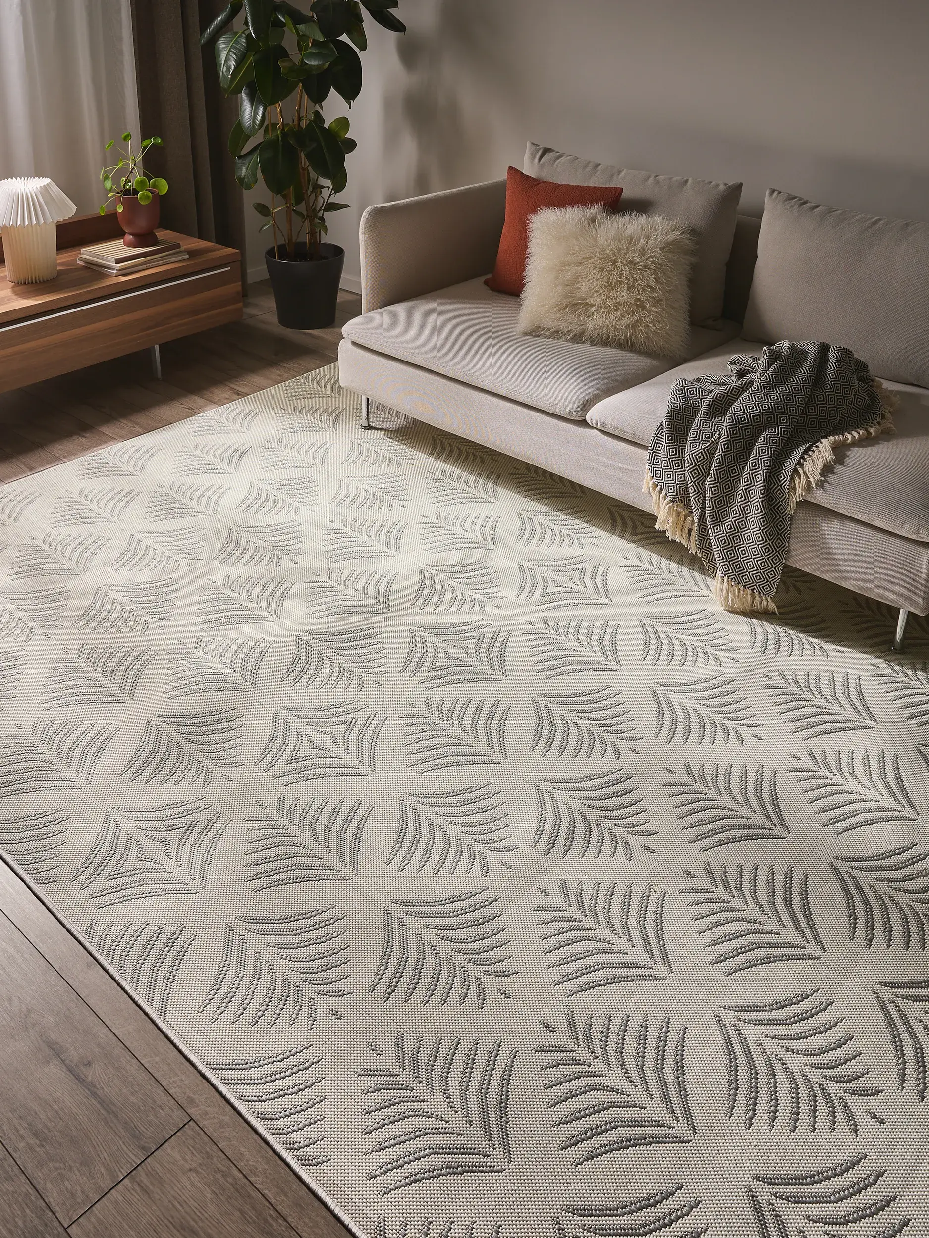 Dywan Metro z 100% Polipropylen w kolorze szary od benuta nest