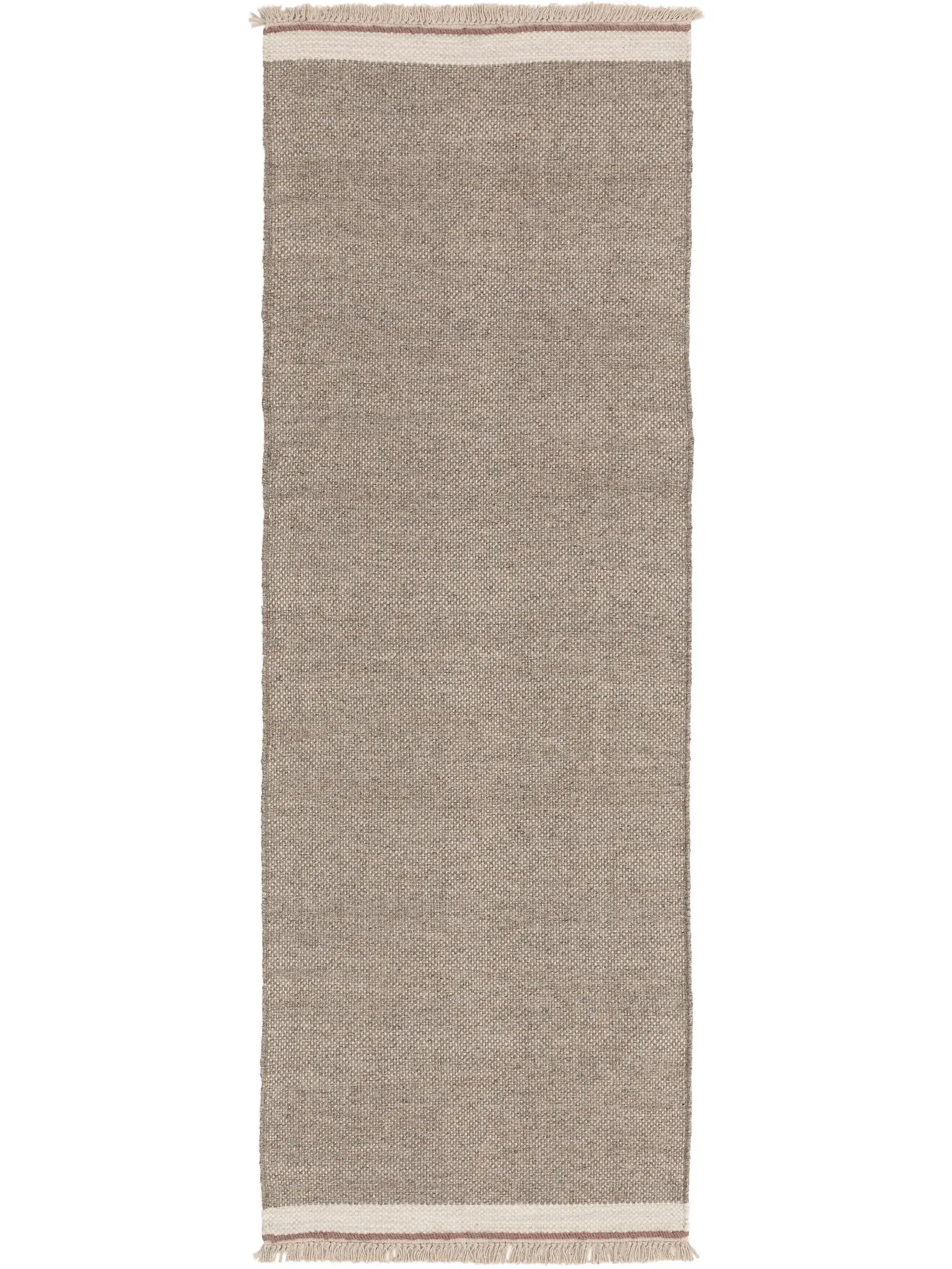 Teppich aus 60% Wolle, 40% Baumwolle in Grau mit 60% Wolle, 40% Baumwolle hohem Flor von benuta Pop