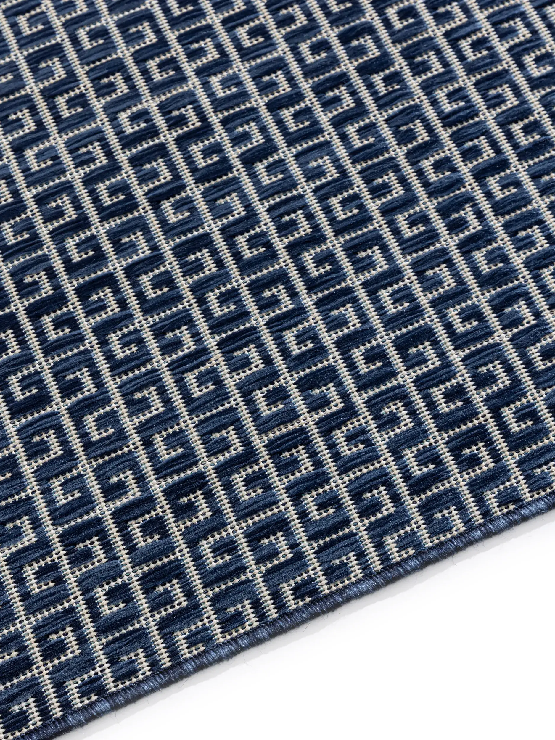 Tappeto di 100% Polipropilene in Azzurro con pelo alto 100% Polipropilene da benuta Basic