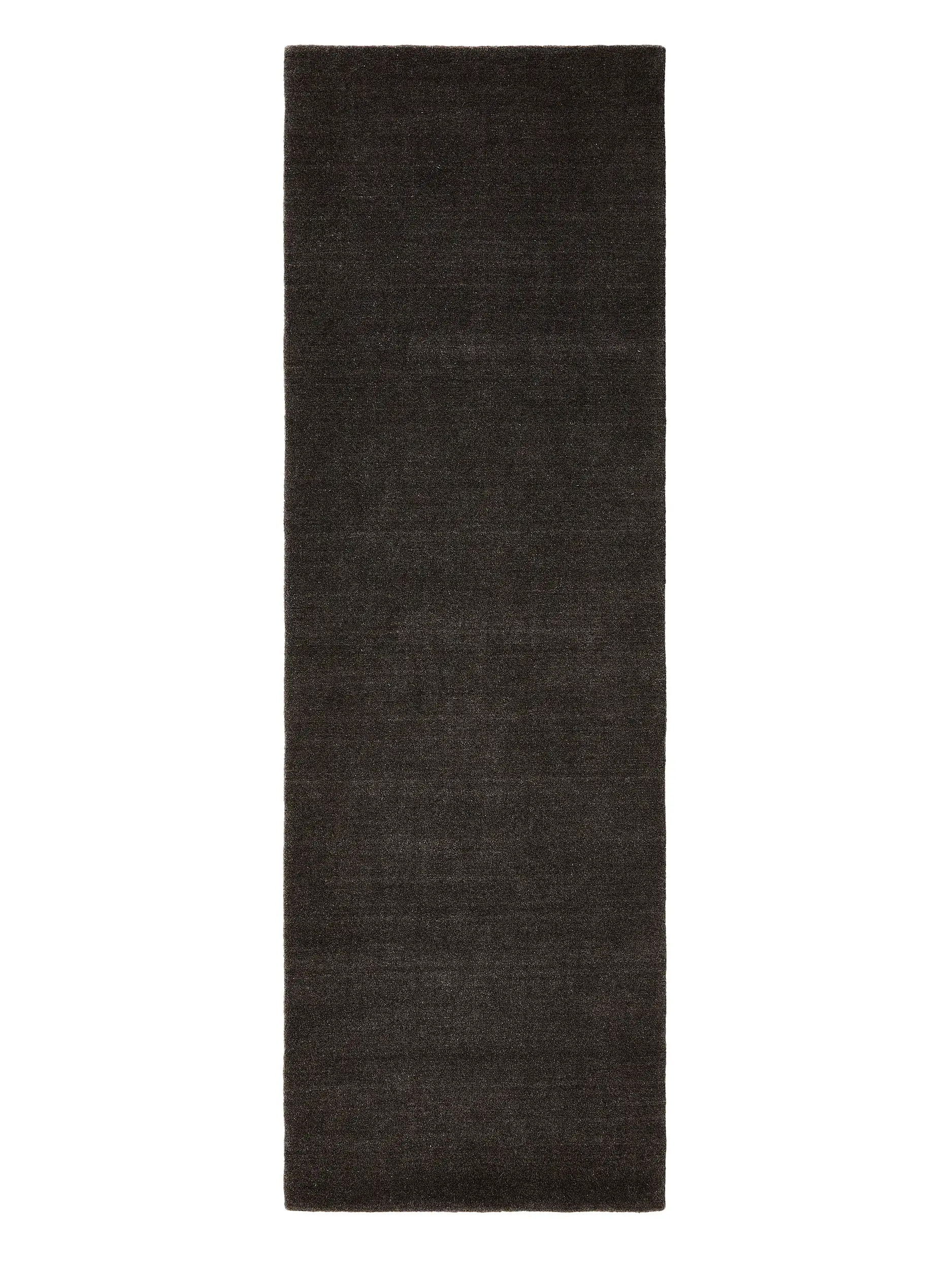 Matta av 100% Ull i Grå med 100% Ull hög lugg från benuta pure