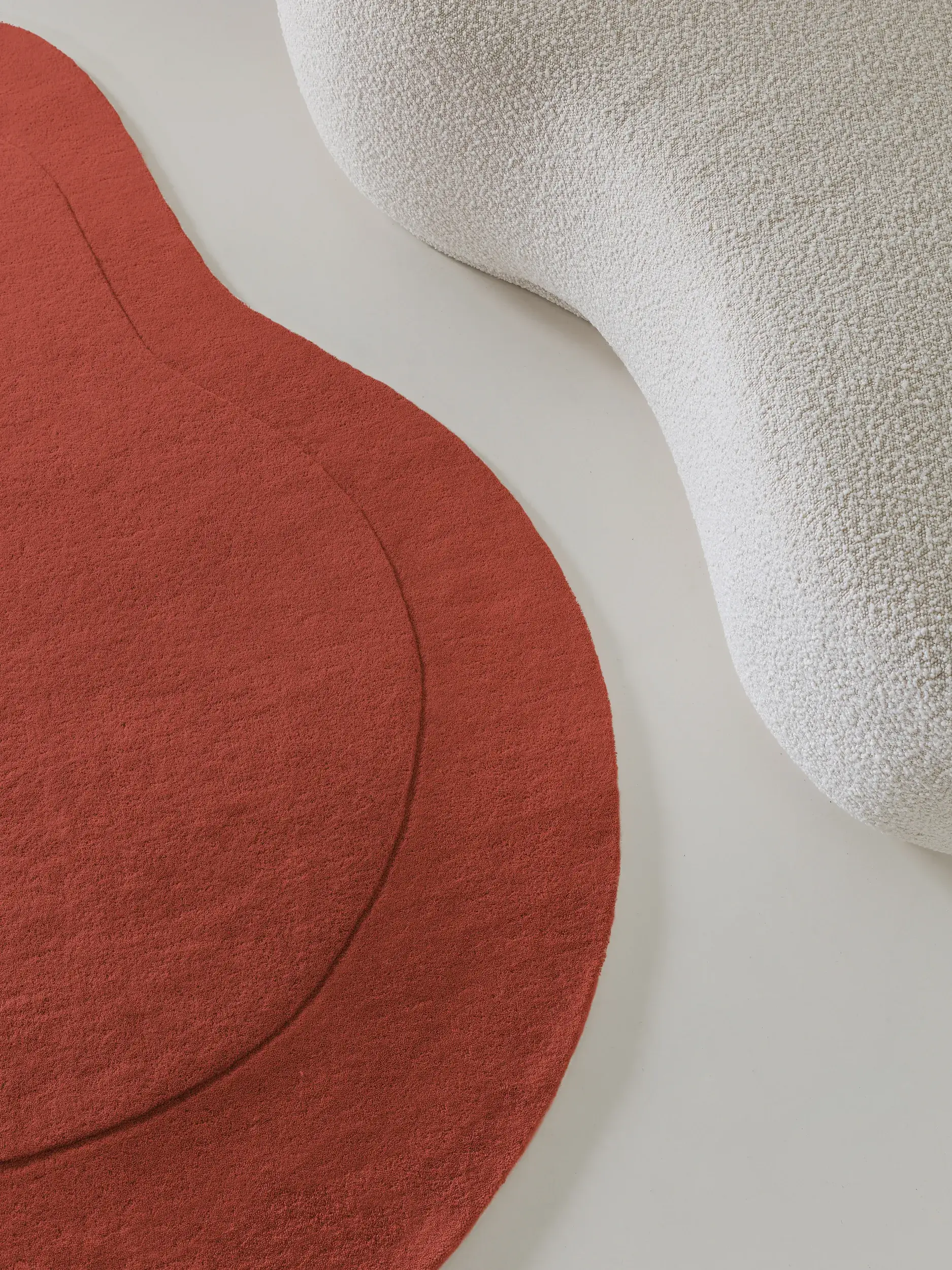 Teppich Shape aus 100% Wolle in  von benuta Pure