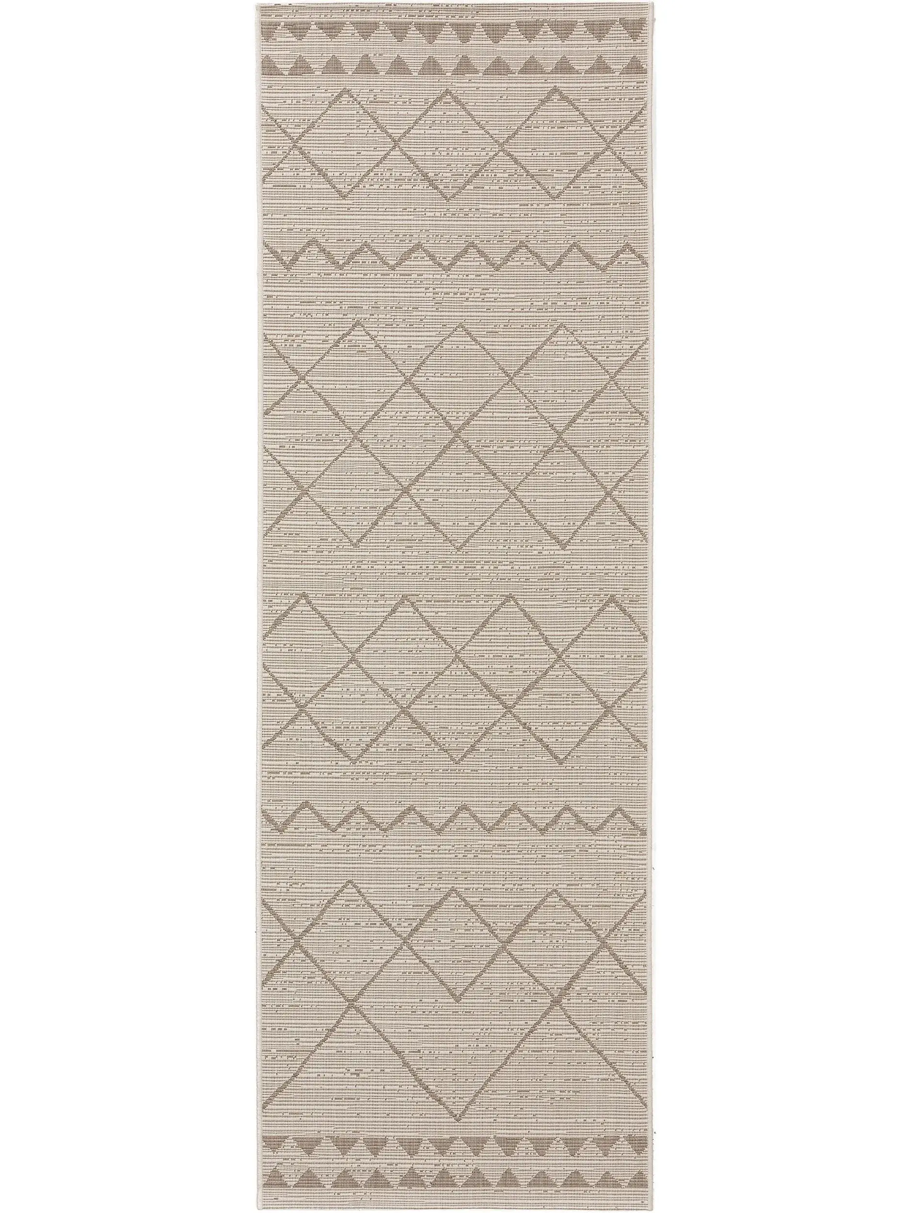 Tapis en 100% Polypropylène en Beige avec une pile de 100% Polypropylène de hauteur de benuta nest