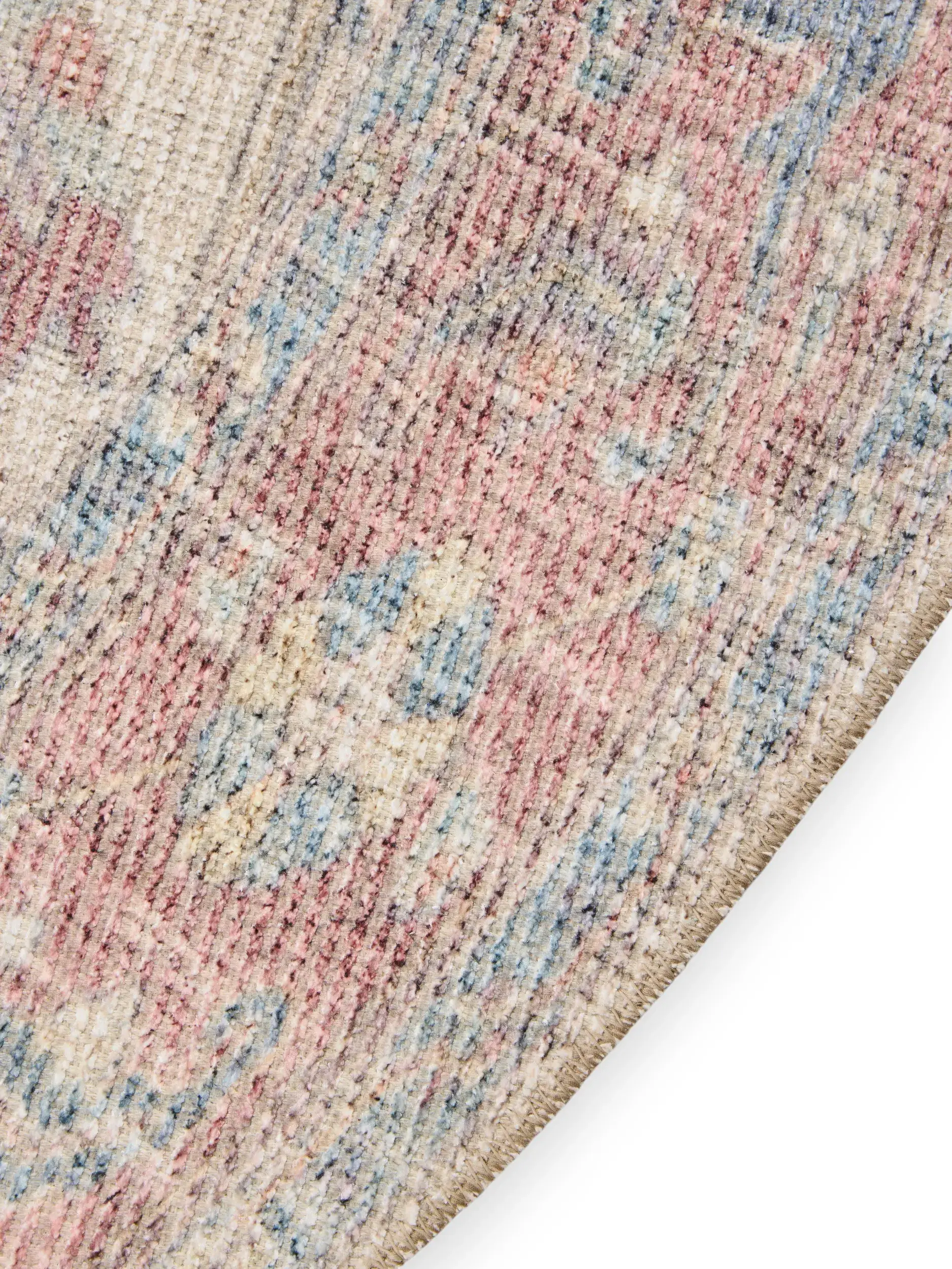 Rug made of 50% Polyester, 50% Polycotton in Beige with a 50% Polyester, 50% Polycotton high pile by benuta Nest