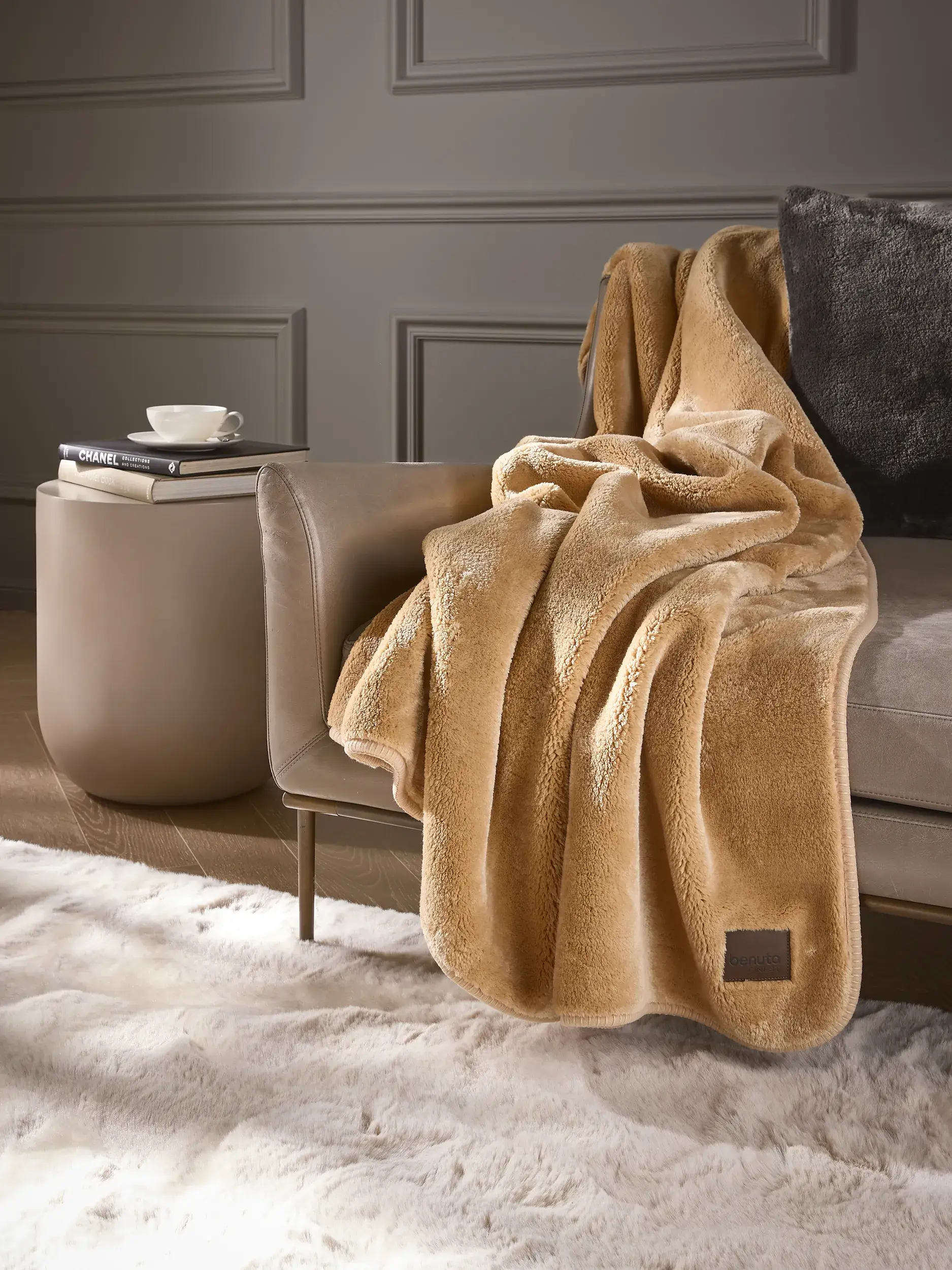 Couverture Lux Beige de benuta