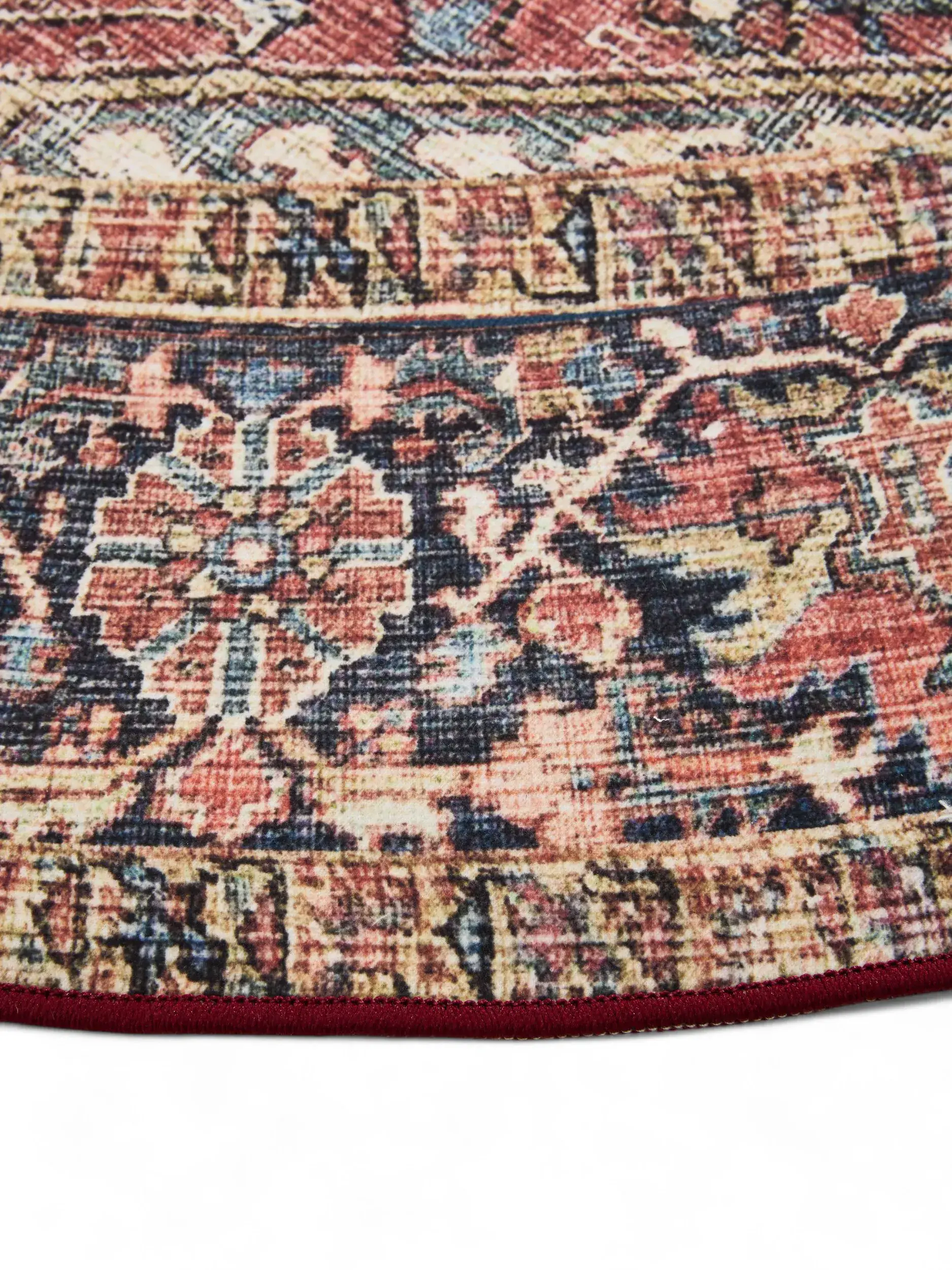 Rug made of 100% Polyester in Multicolour with a 100% Polyester high pile by benuta Basic