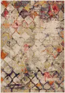 Teppich Casa Beige/Multicolor