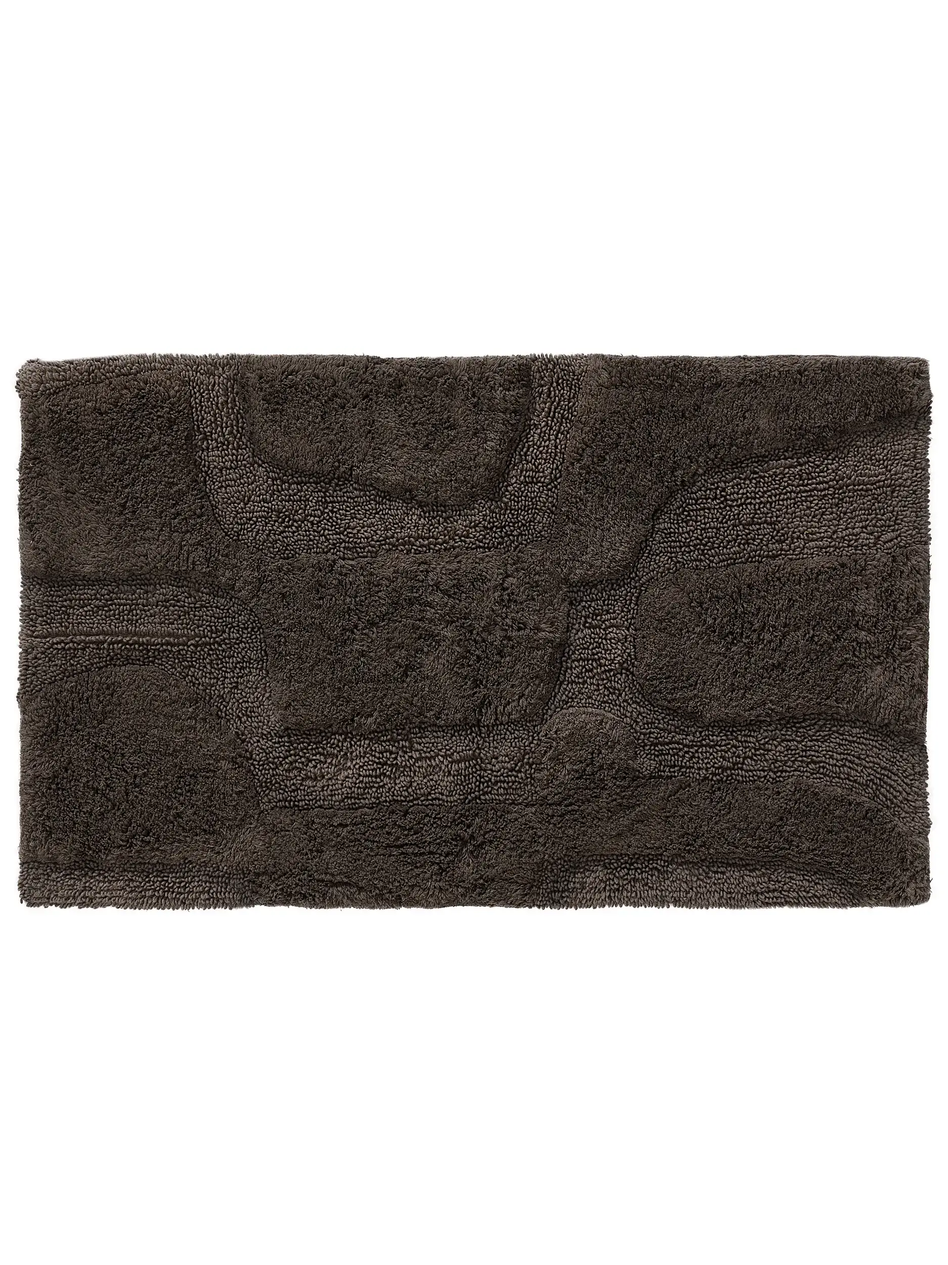 Badematte Nehir Grau in Abstrakt design made of 100% Baumwolle by benuta Nest