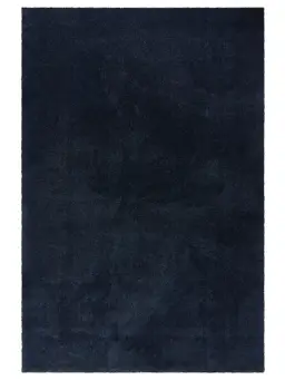 Washable Shaggy Rug Melvin Dark Blue