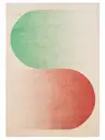 Tappeto lavabile Luna Beige/Rosso