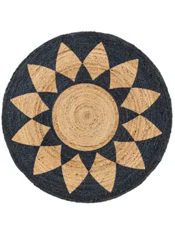 Jute matta Sahara Svart