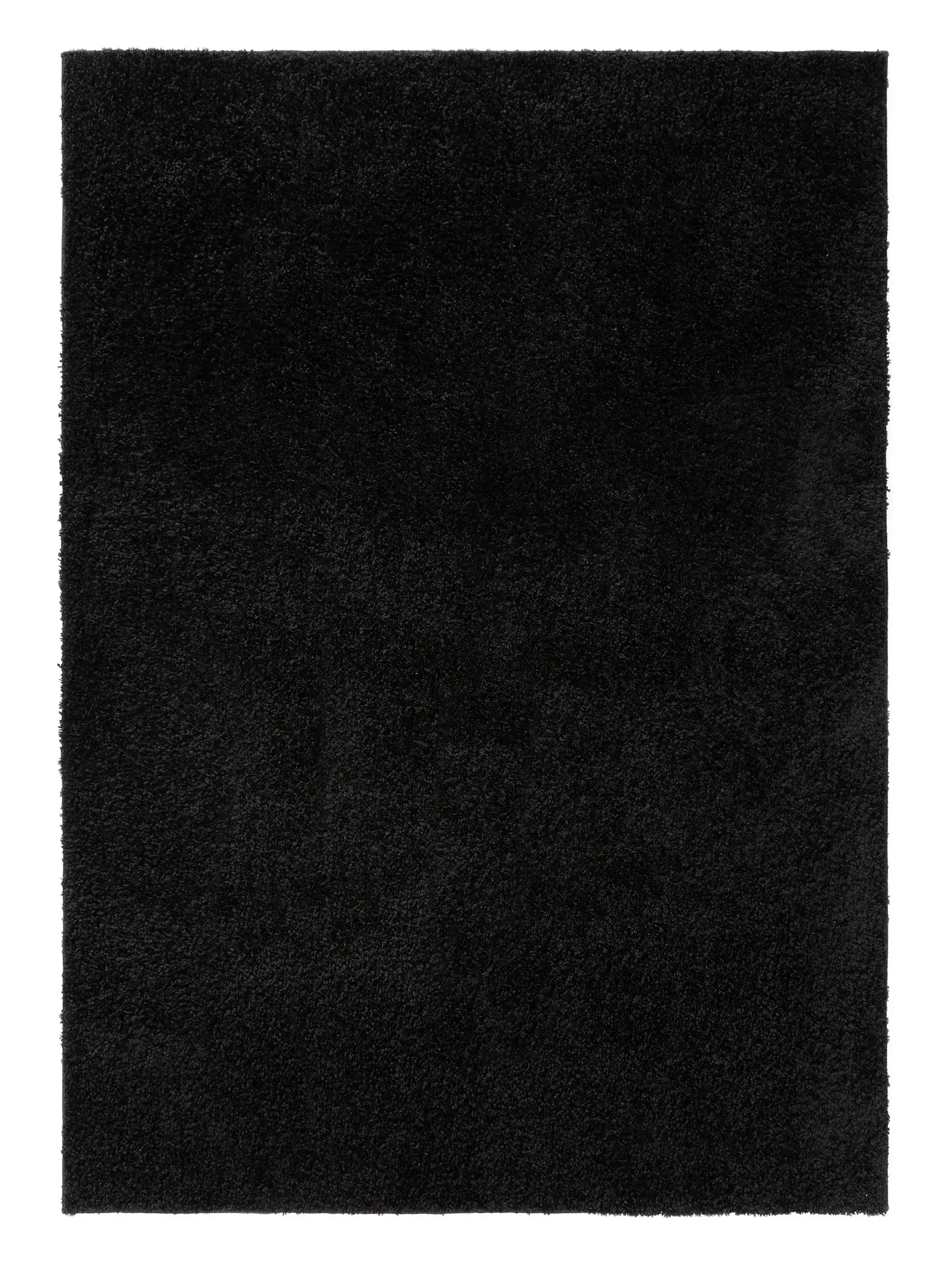 Tapete de 100% Polypropylen em Schwarz com pelo de 100% Polypropylen de altura da benuta Basic