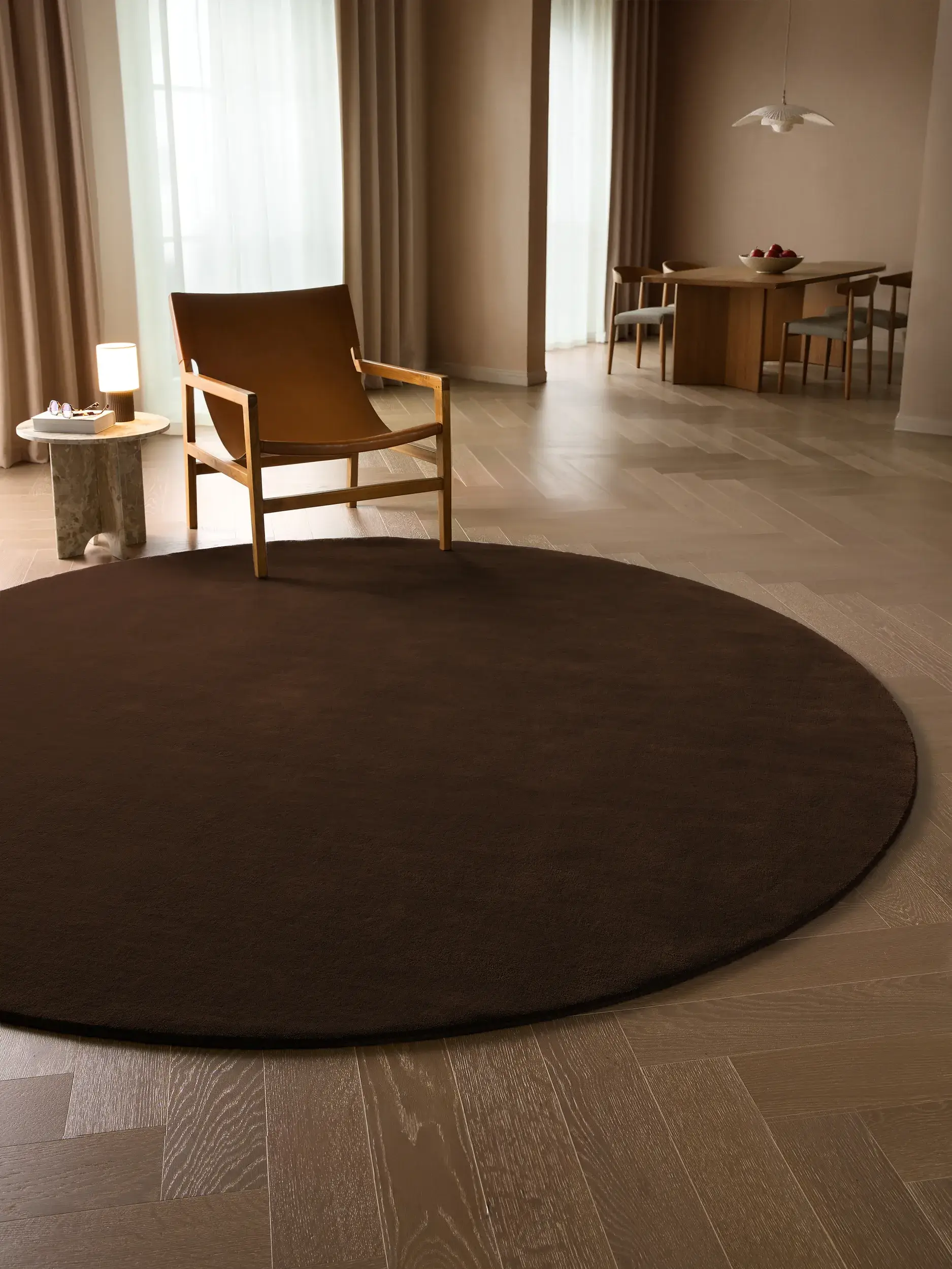 Koberec Mono z 100% Vlna (z Nového Zélandu) v  od benuta Finest