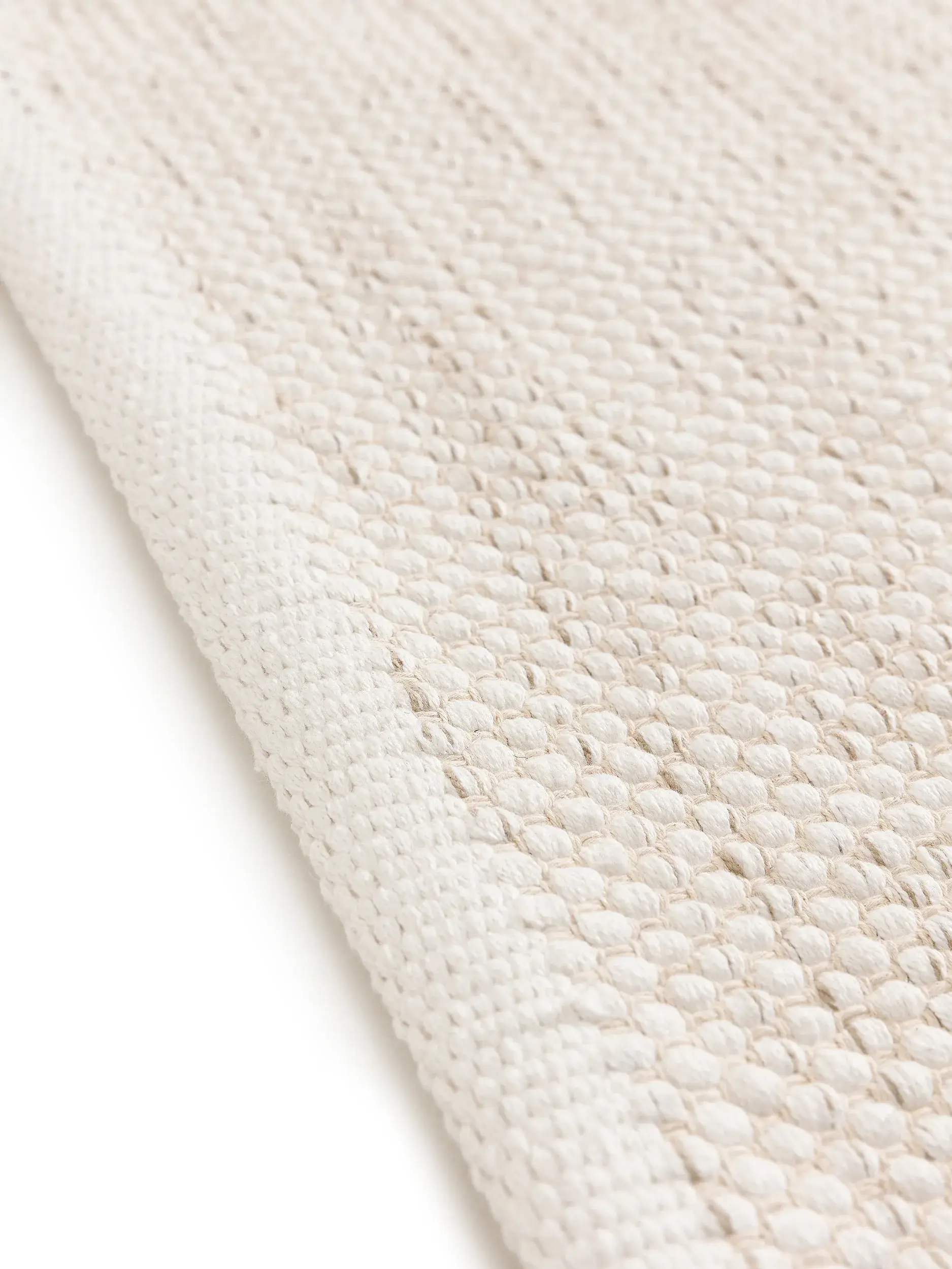 Teppich Ron aus 100% Cotton in Beige von benuta Basic