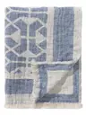 Decke aus Leinen-Mix Sabine Blau