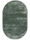 Viskoseteppich Oval Nela Hellgrün